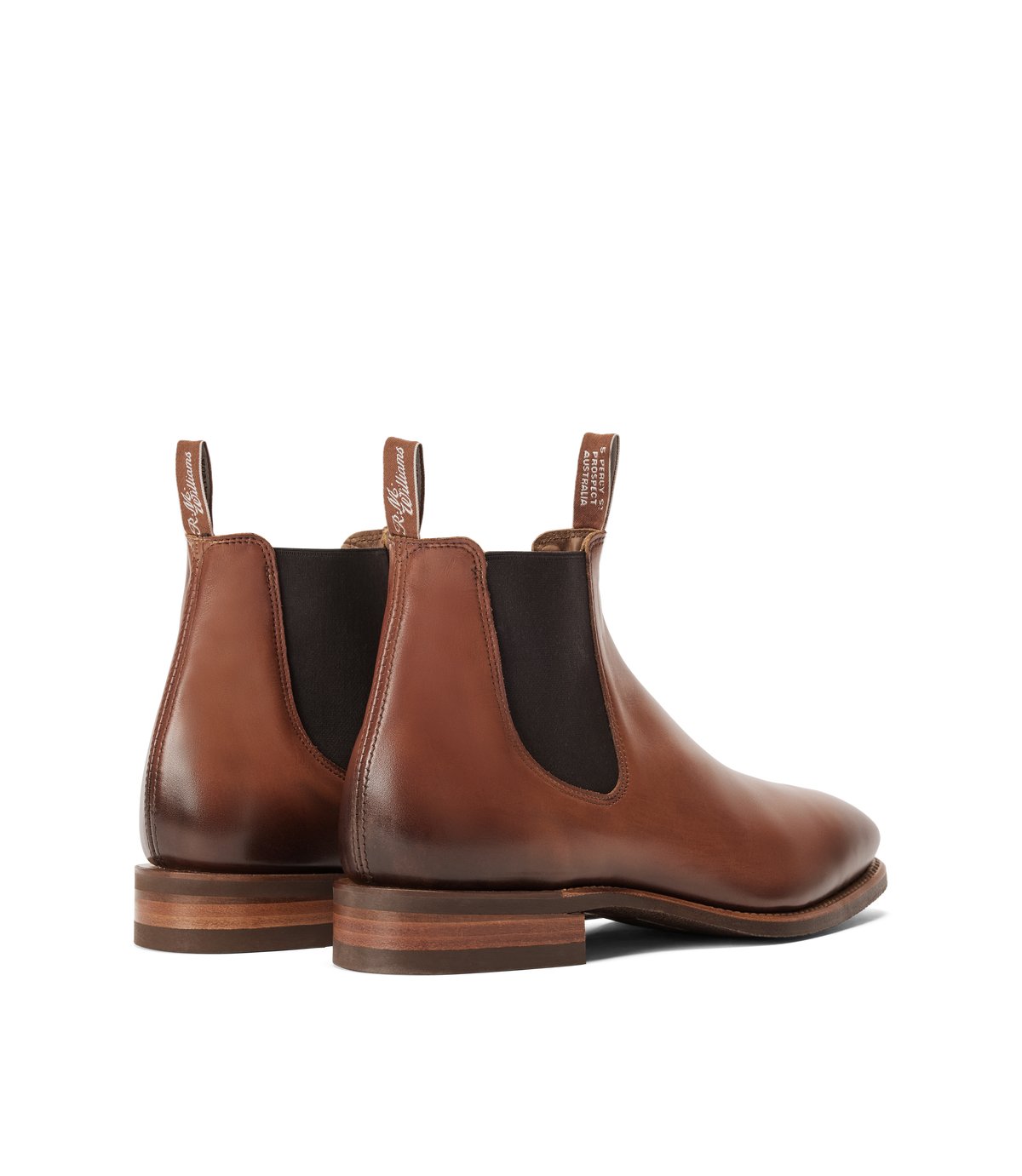 RM Williams Dark Tan Burnished Comfort Craftsman Boot