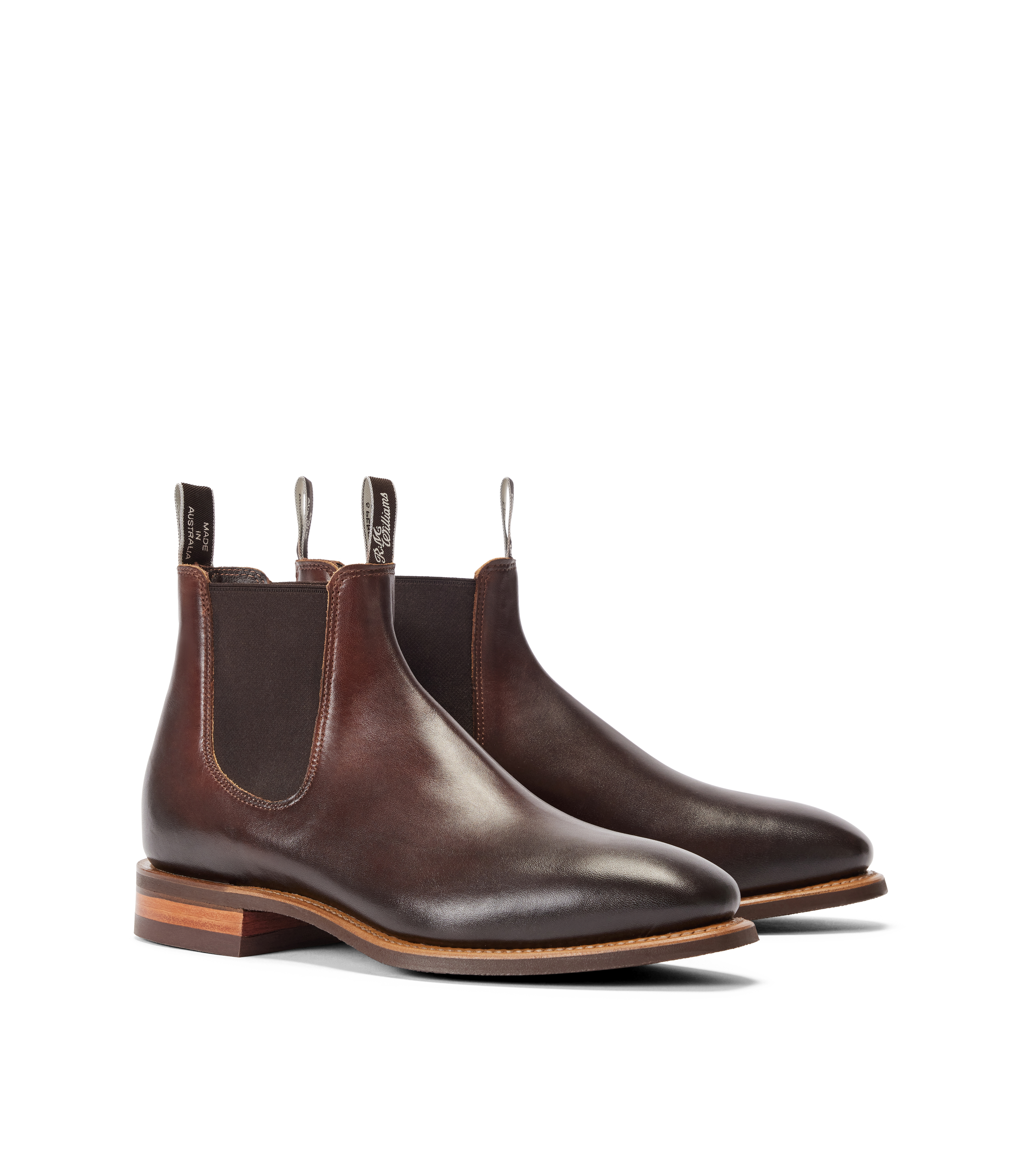 RM Williams Bordeaux Burnished Comfort Craftsman Boot