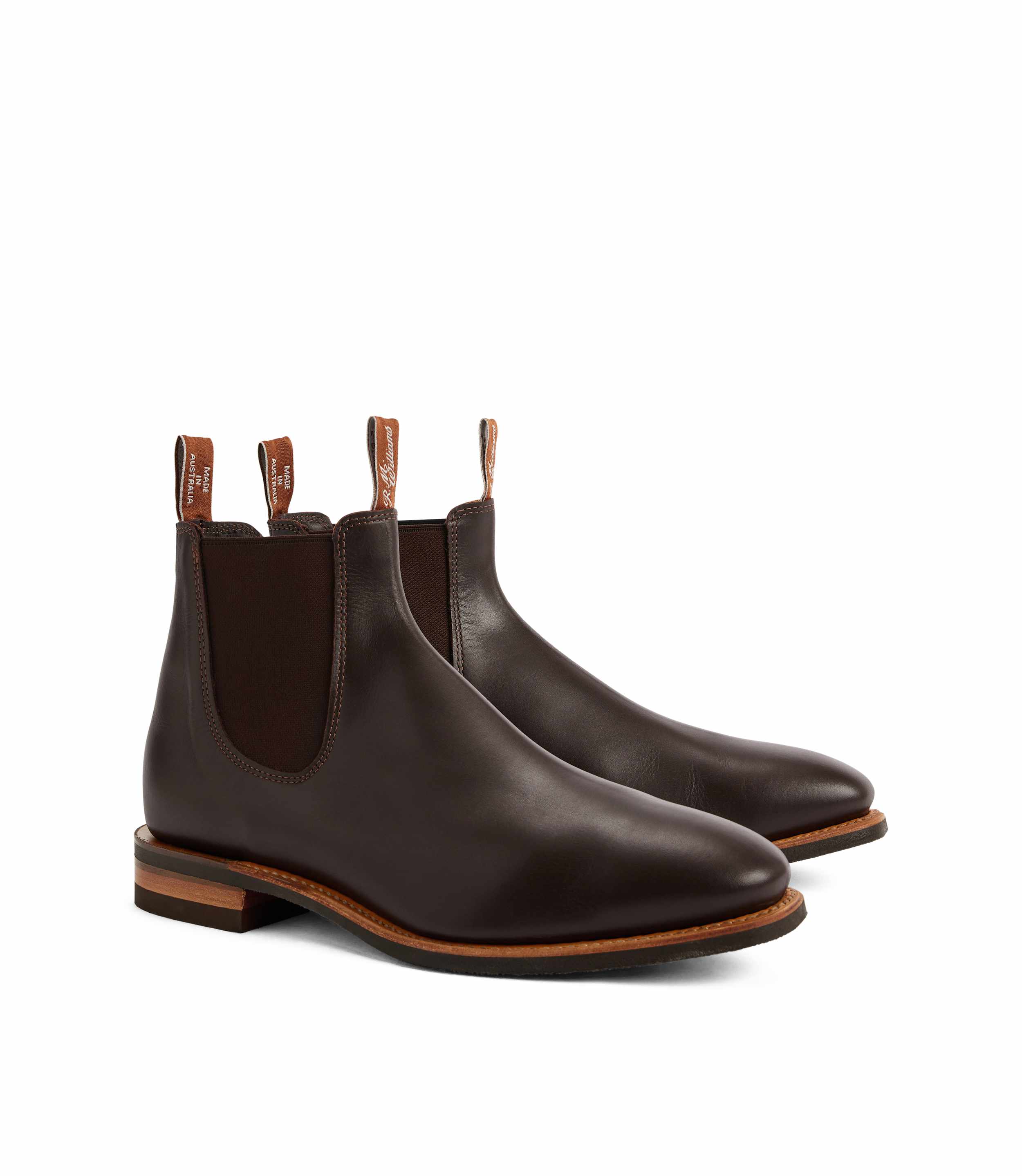 RM Williams Comfort Craftsman Chelsea Boot Chestnut Light