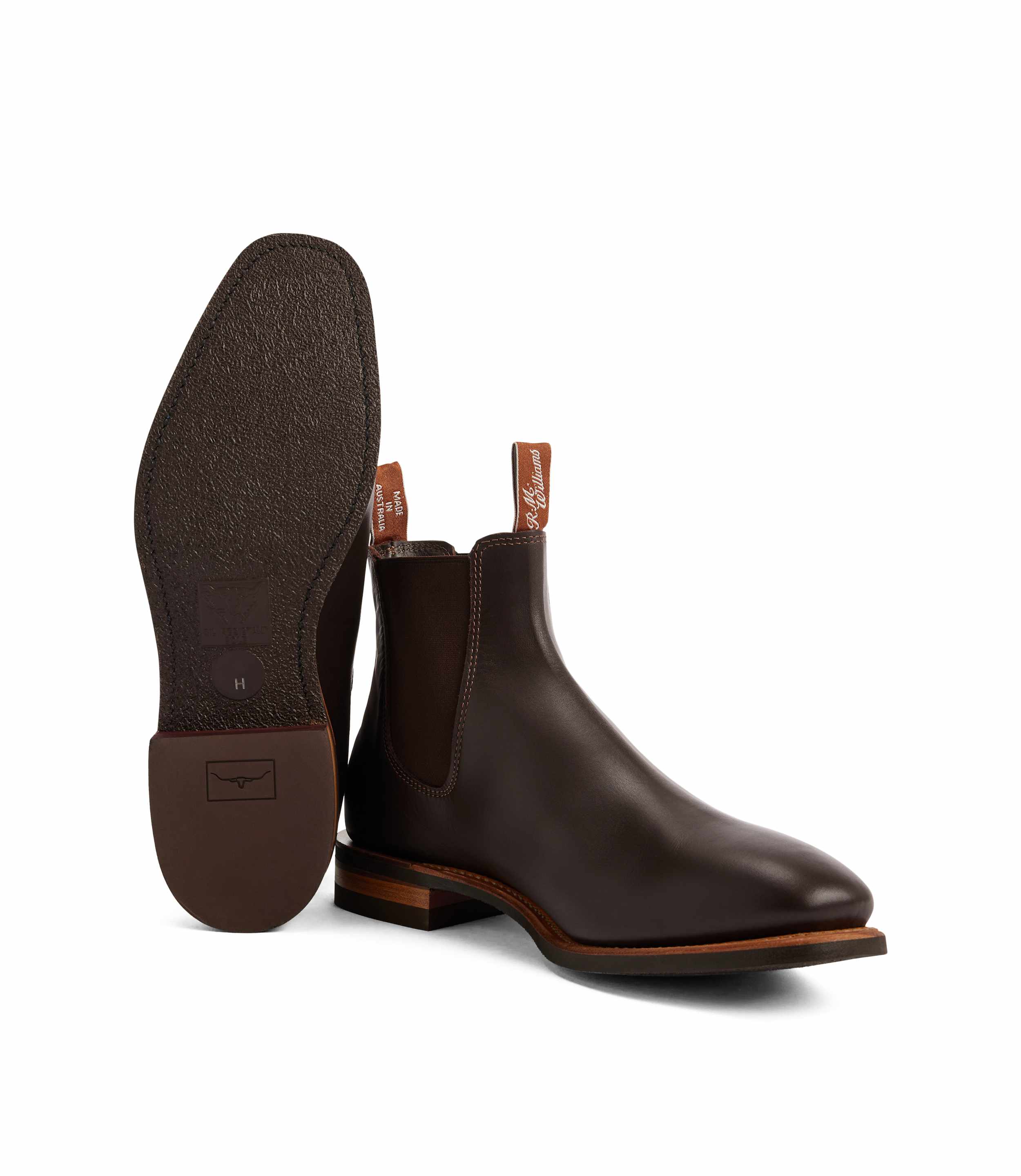 RM Williams Comfort Craftsman Chelsea Boot Chestnut Light