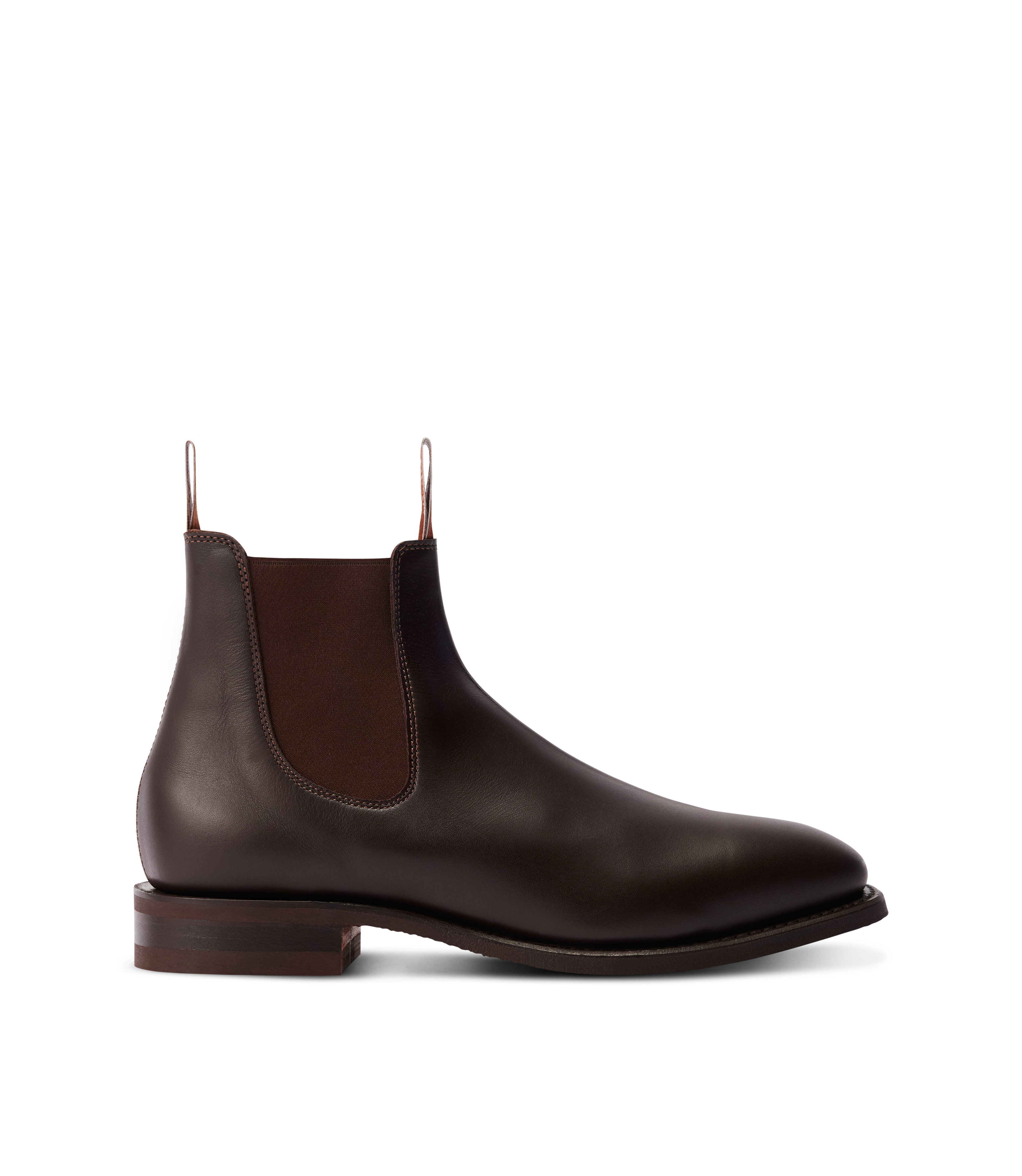 RM Williams Comfort Craftsman Leather Sole Chestnut Dark
