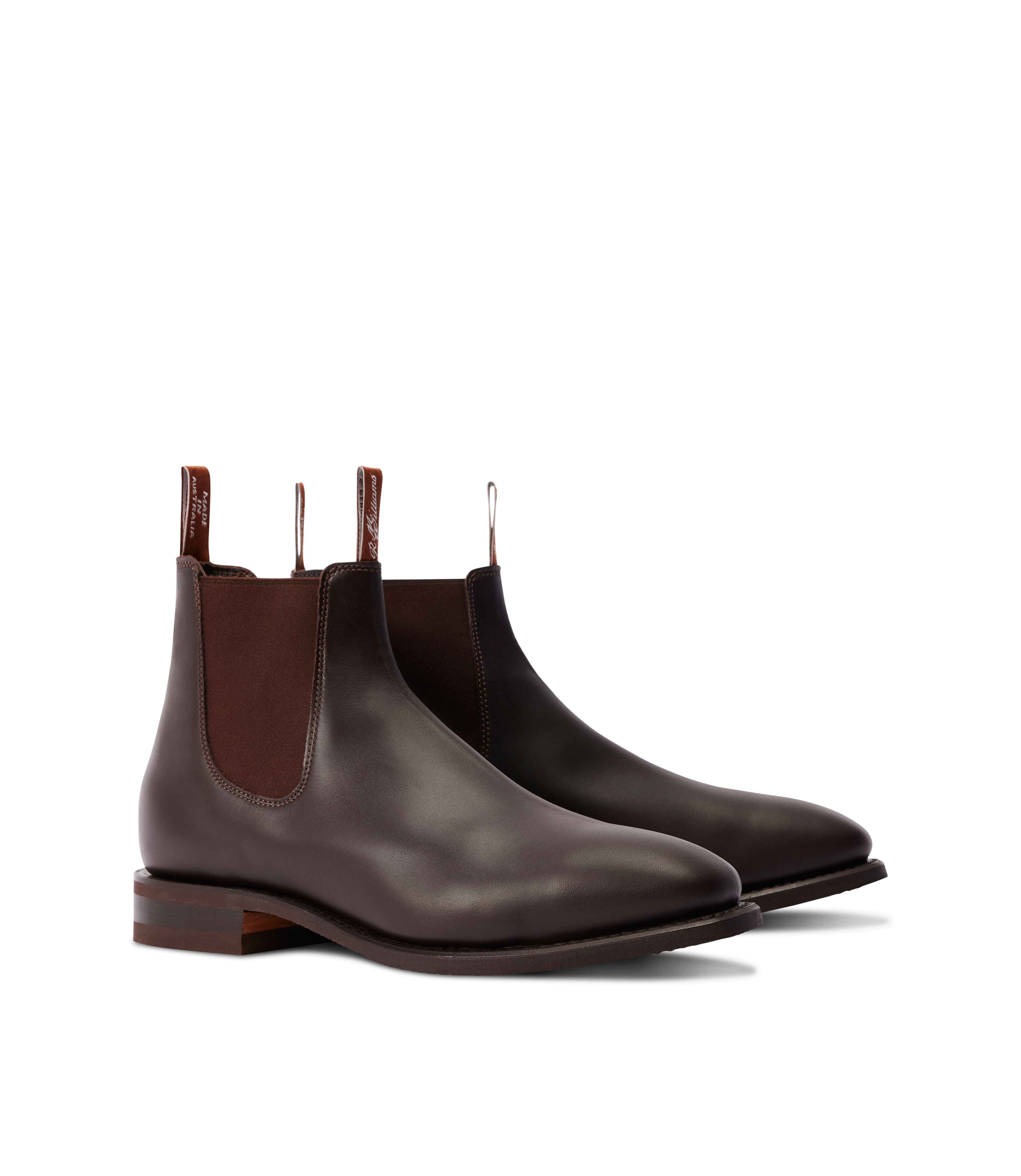 RM Williams Comfort Craftsman Leather Sole Chestnut Dark