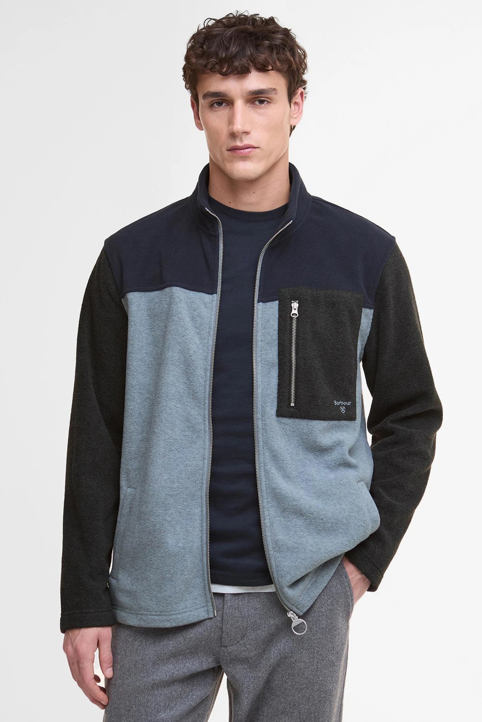 Barbour Colour Block Fleece MFL0207