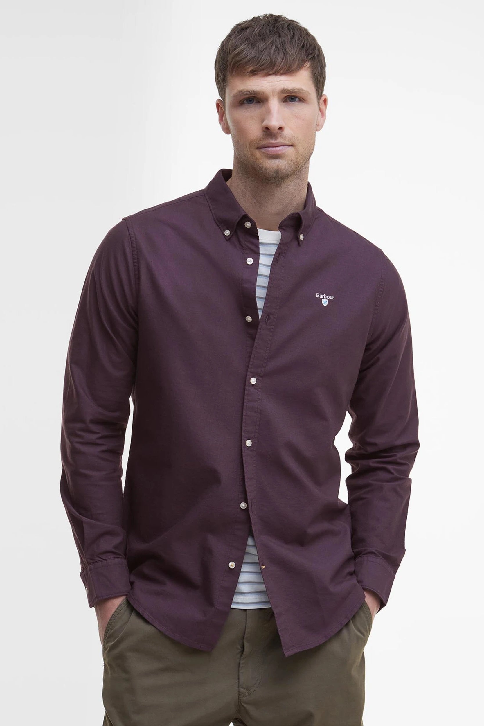 Barbour Oxford Tailored Long-Sleeved Shirt MSH5301