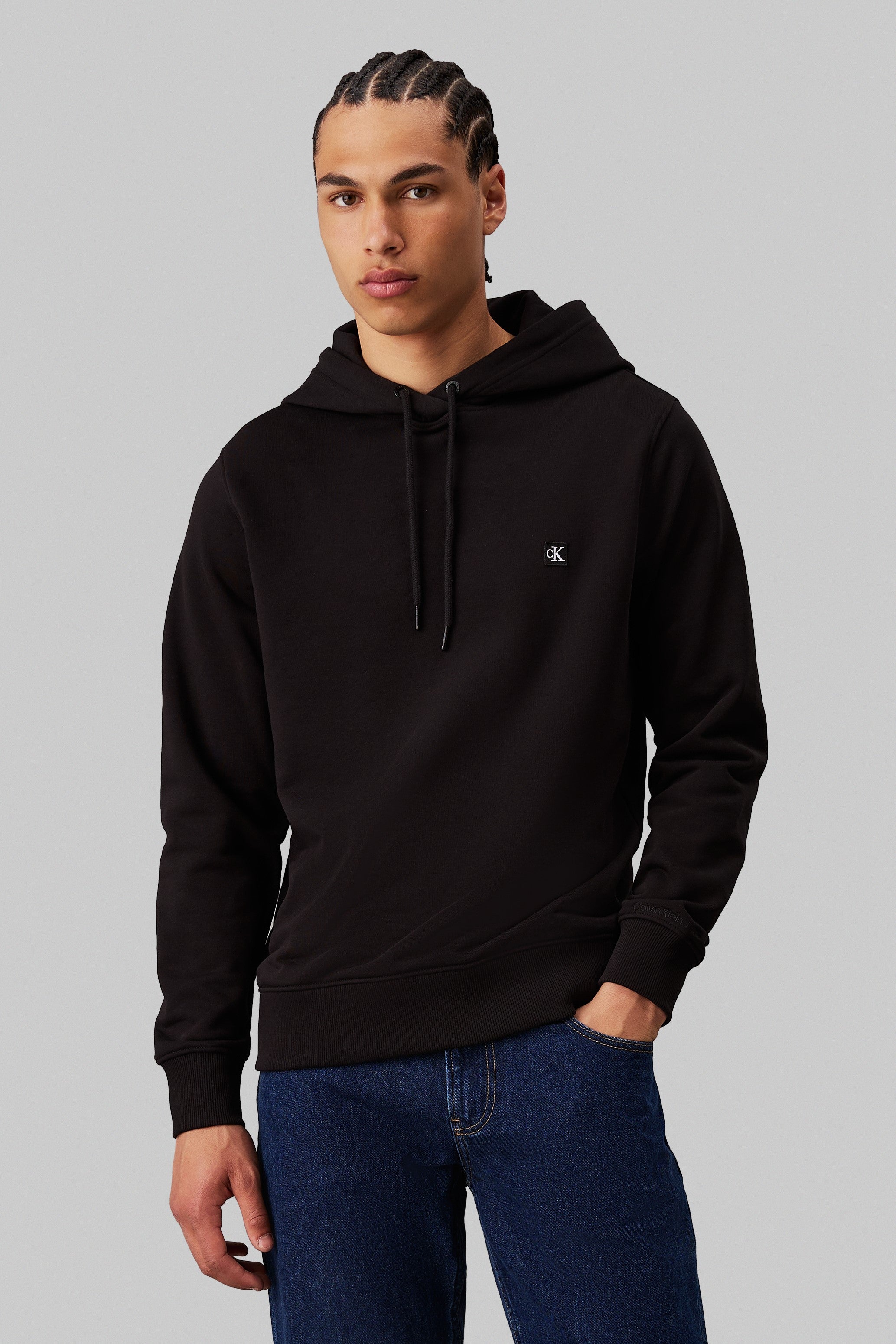 Calvin Klein Embroidered Badge Hoodie