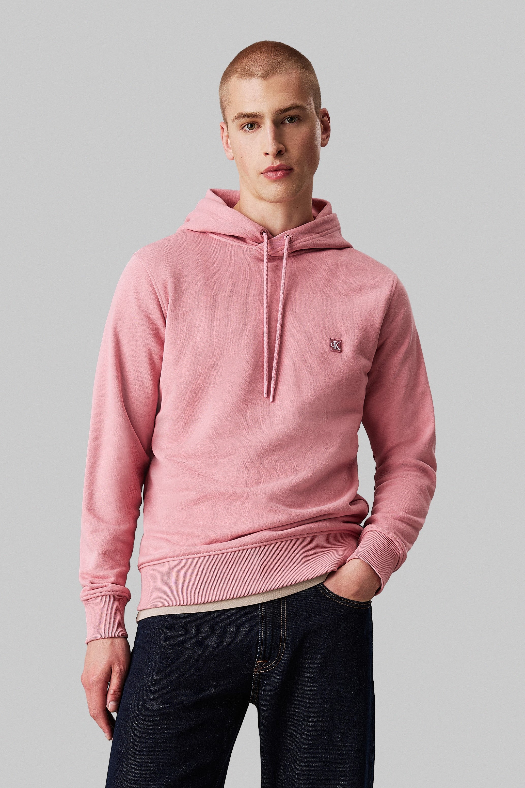 Calvin Klein Embroidered Badge Hoodie