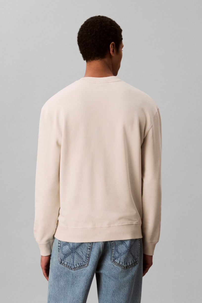 Calvin Klein Terry Mono Crew Sweater C296G