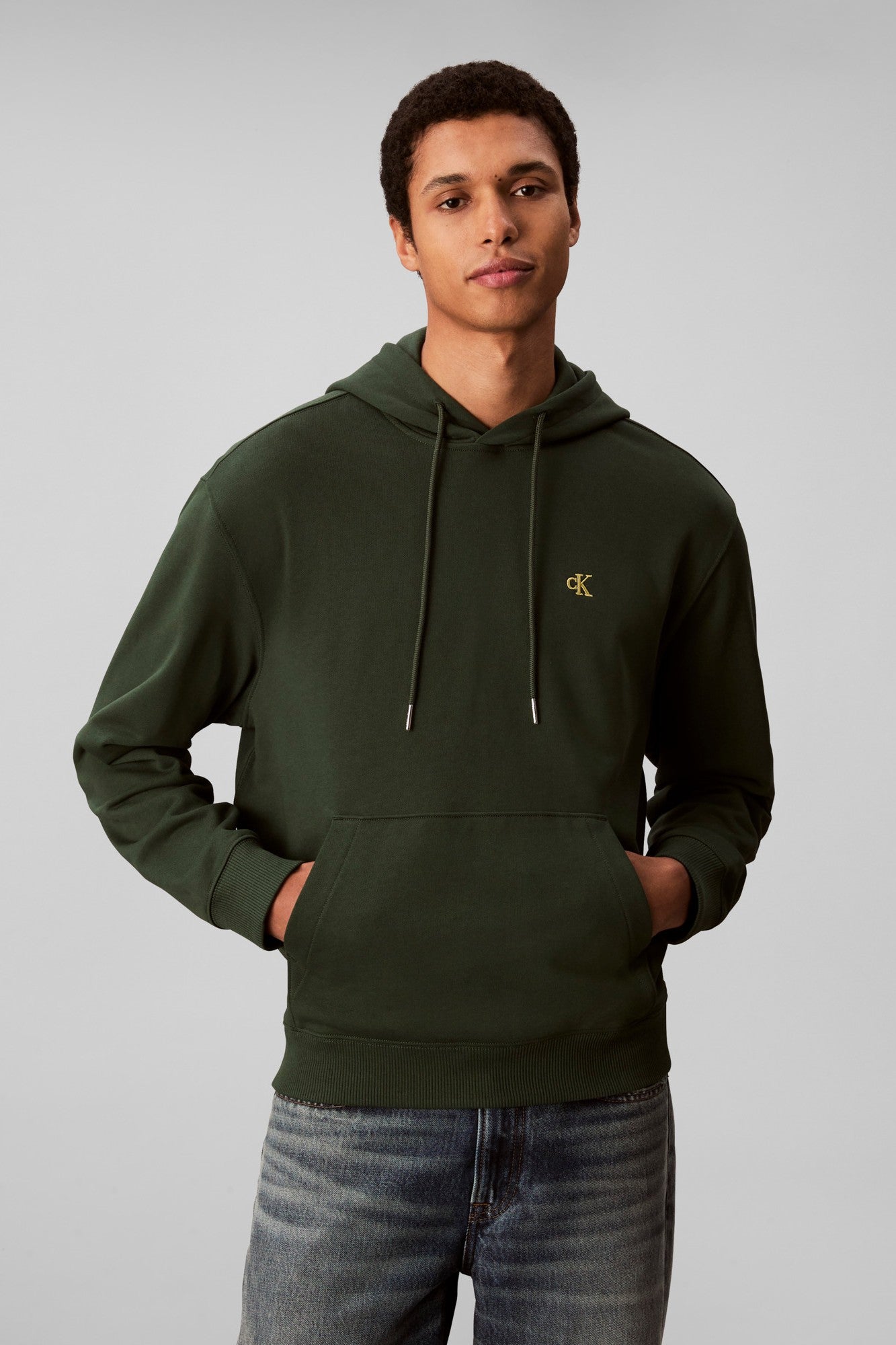 Calvin Klein Terry Monogram Hoodie C297G