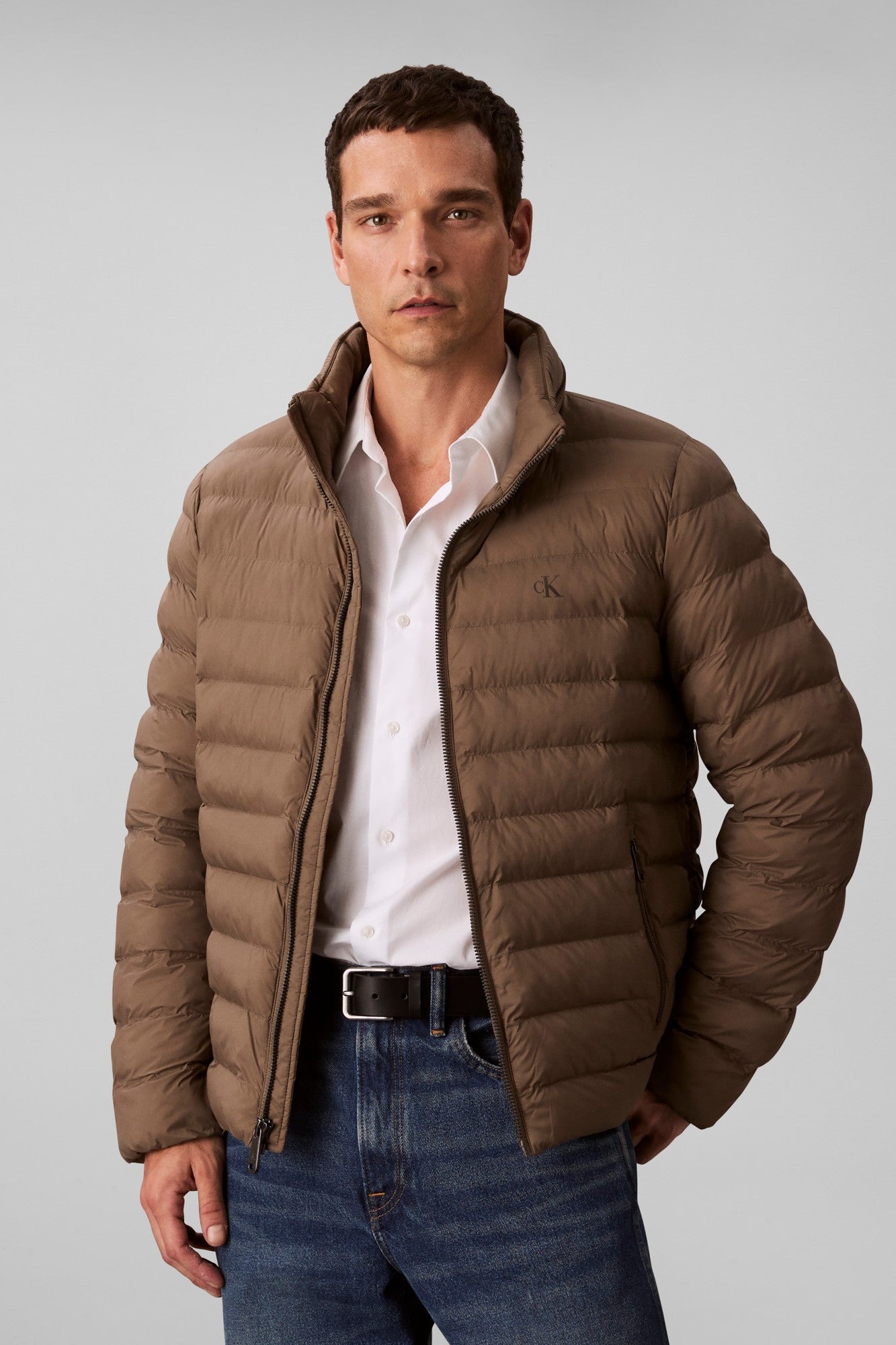 Calvin Klein Nylon Hooded Jacket C511G