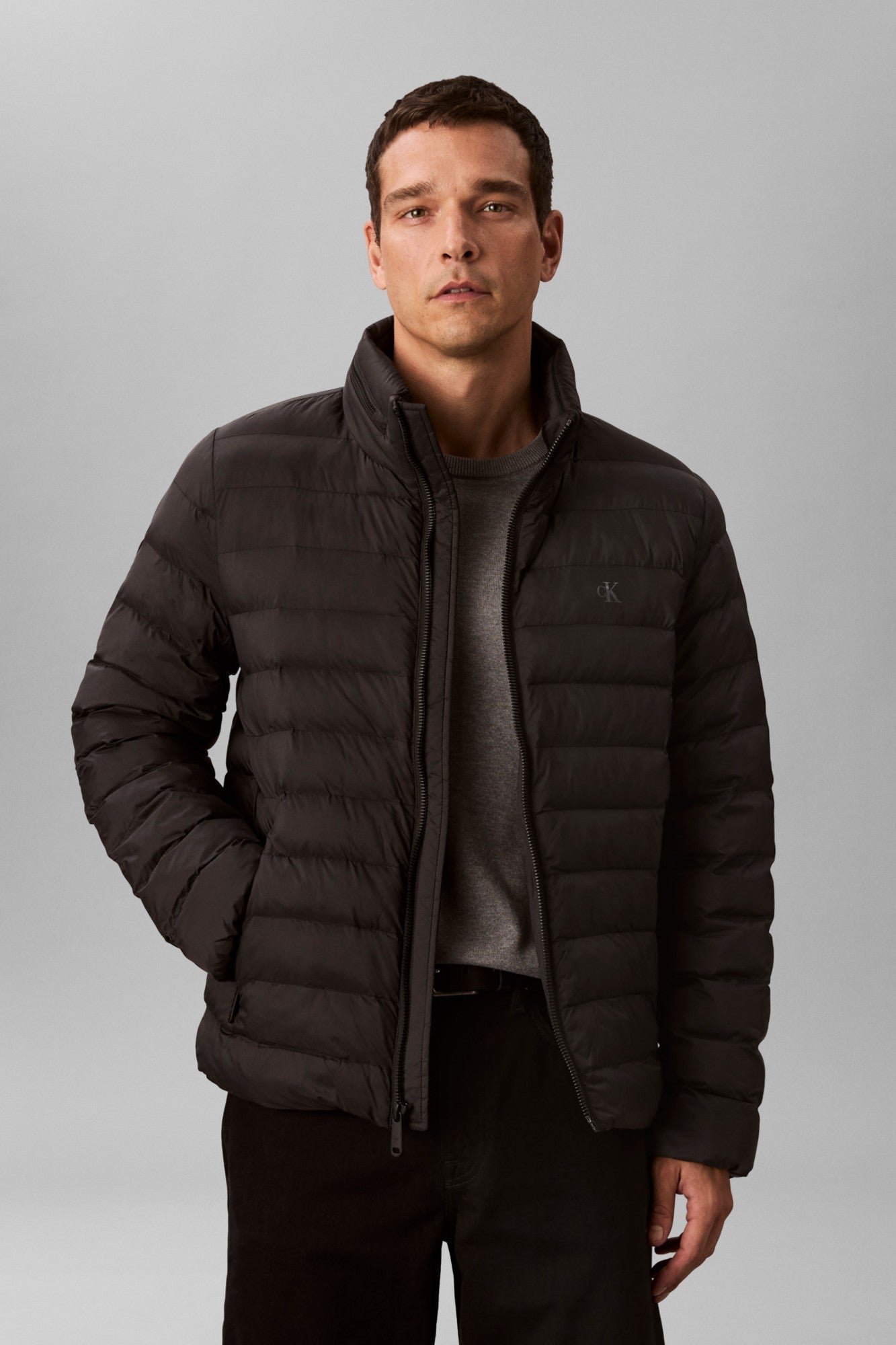 Calvin Klein Nylon Hooded Jacket C511G