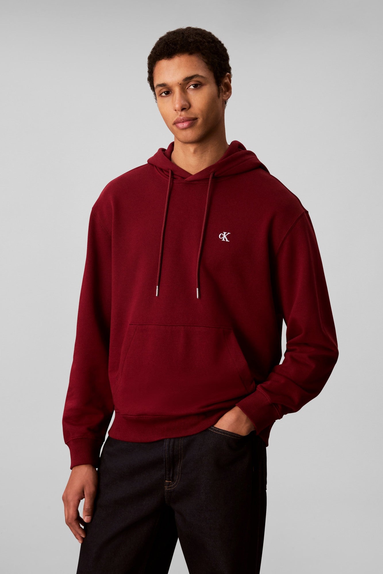 Calvin Klein Terry Monogram Hoodie C297G