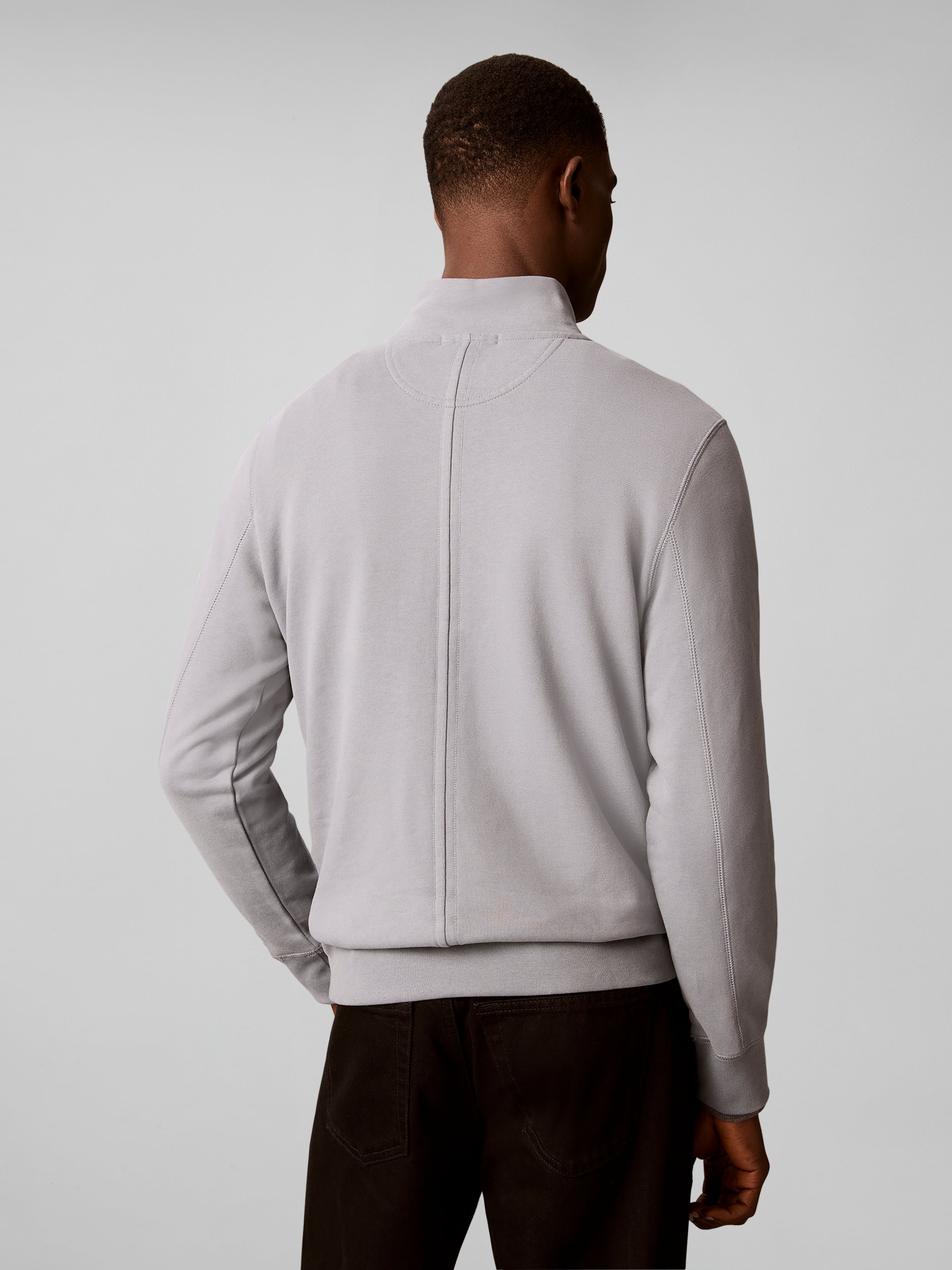 Calvin Klein 350 Terry Badge 1/4 Zip RJ203G