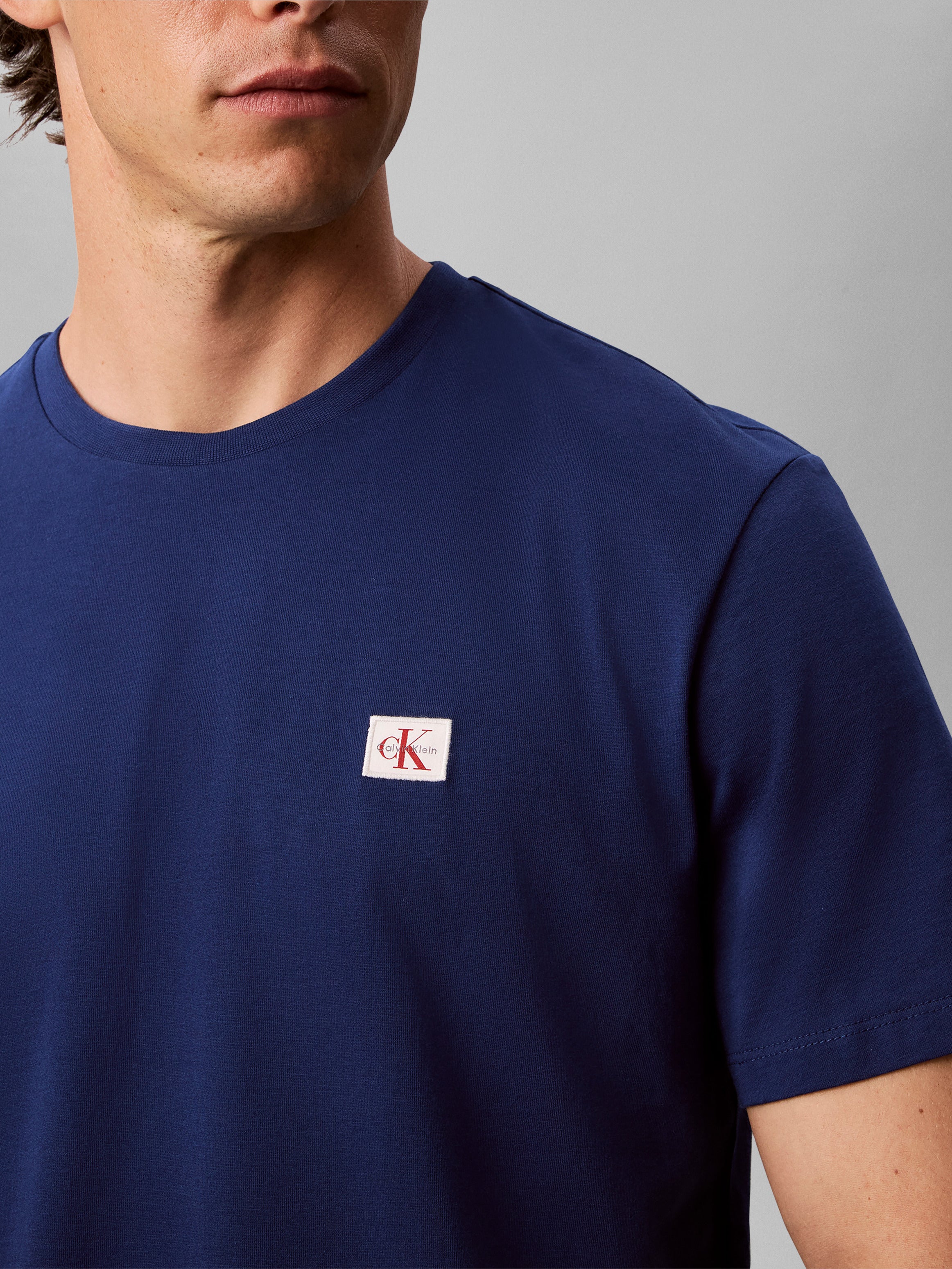 Calvin Klein Jersey Badge T-Shirt RC272G