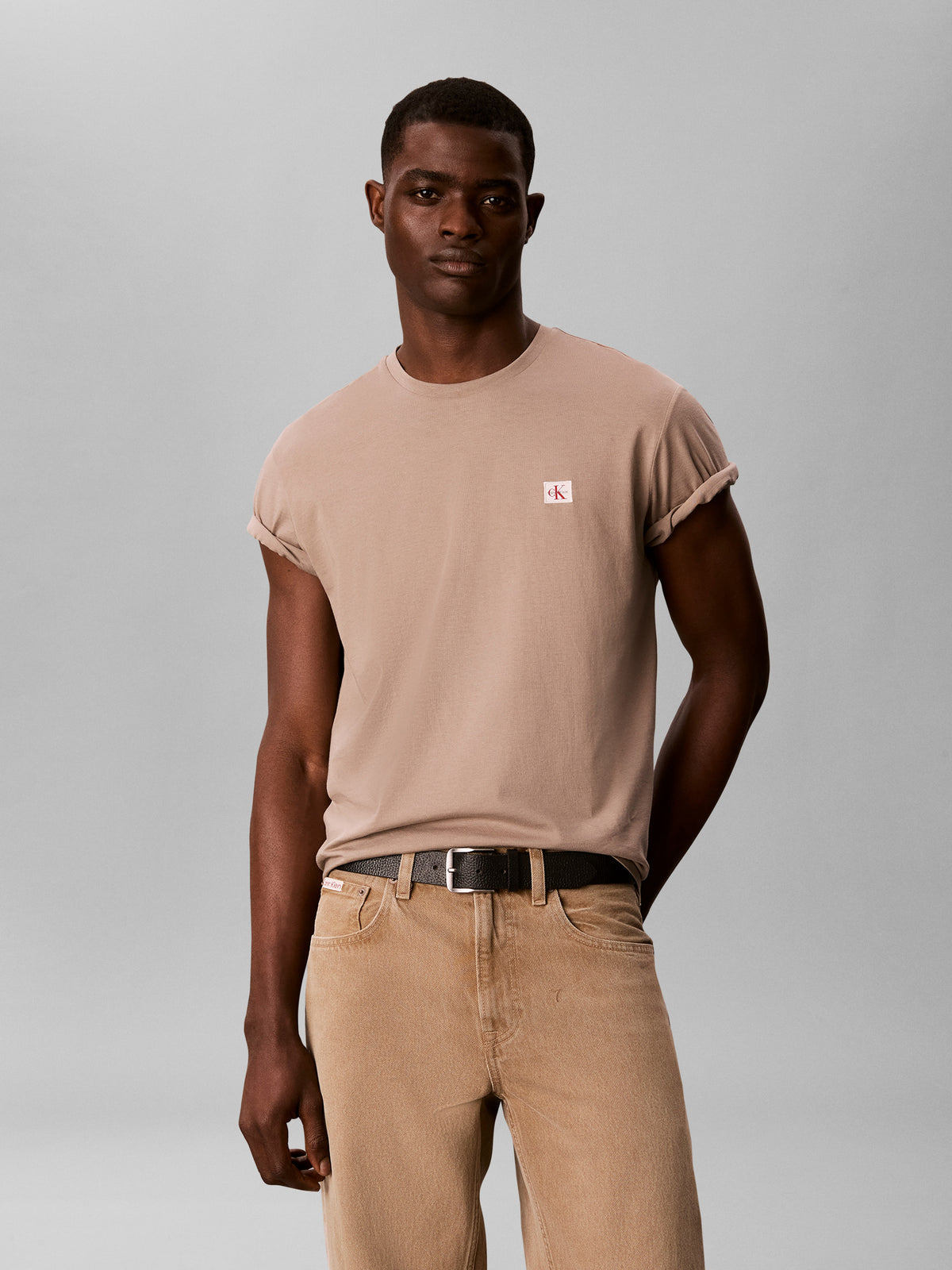 Calvin Klein Jersey Badge T-Shirt RC272G