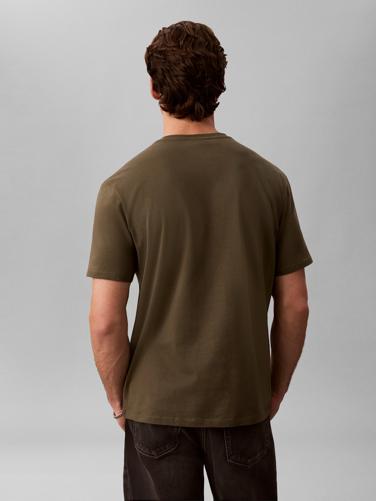 Calvin Klein Jersey Badge T-Shirt RC272G
