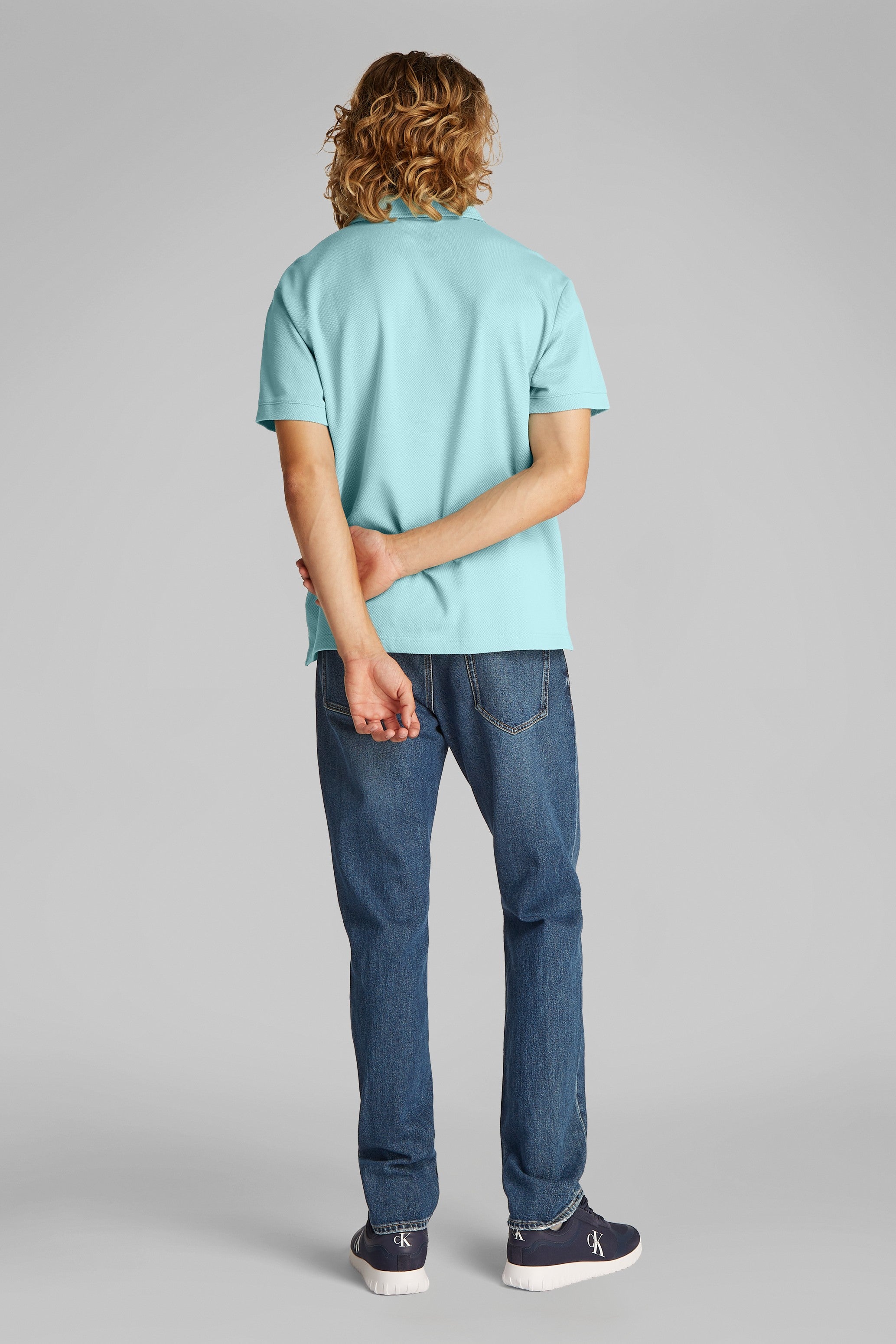 Calvin Klein Woven Label Polo Shirt