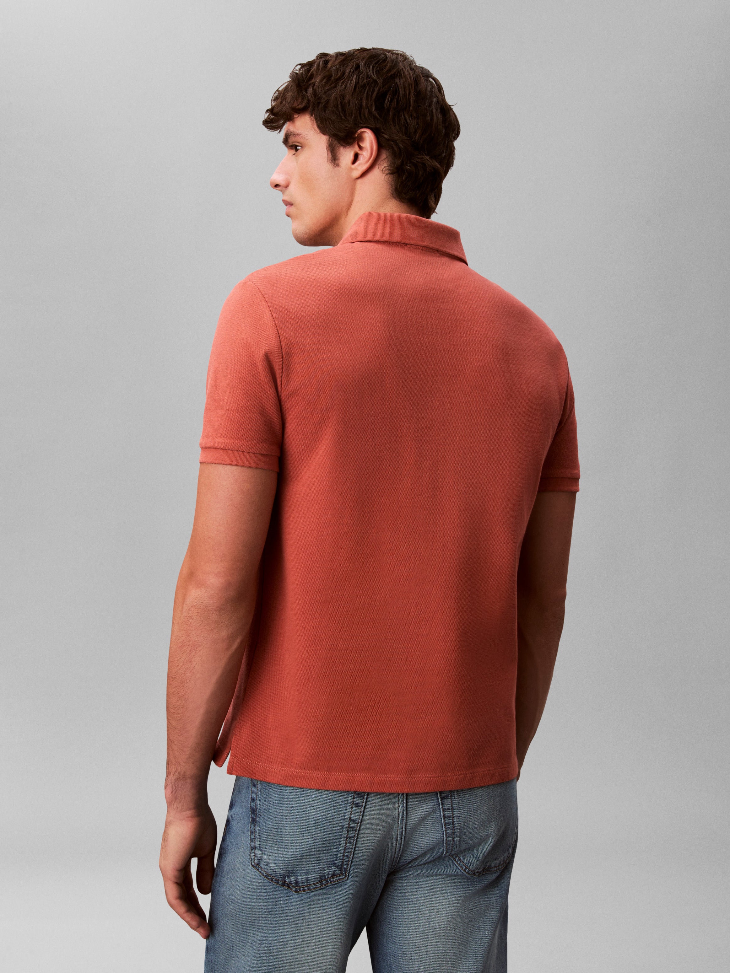 Calvin Klein Cotton Pique Classic Polo Shirt EM269