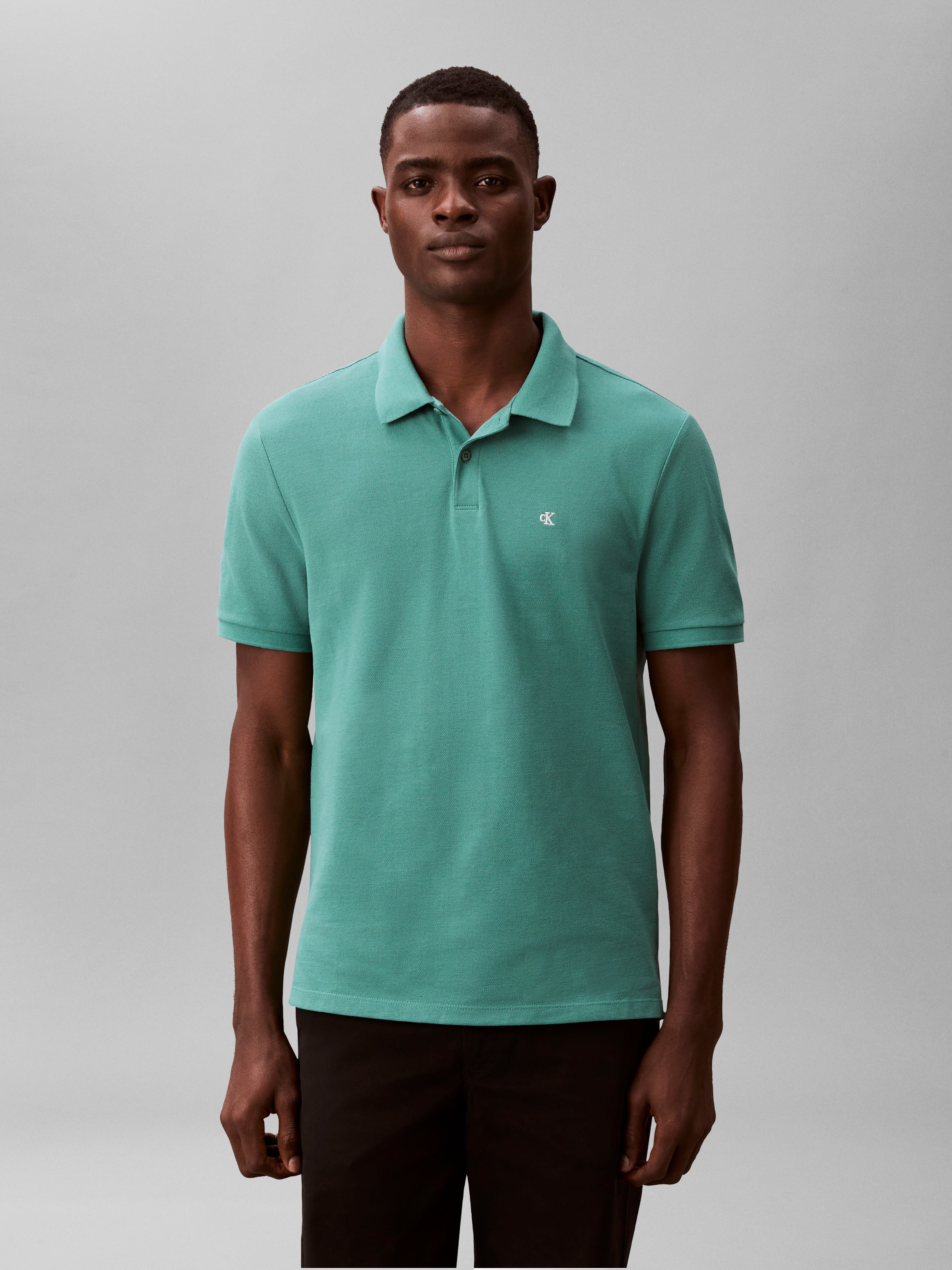 Calvin Klein Cotton Pique Classic Polo Shirt EM269