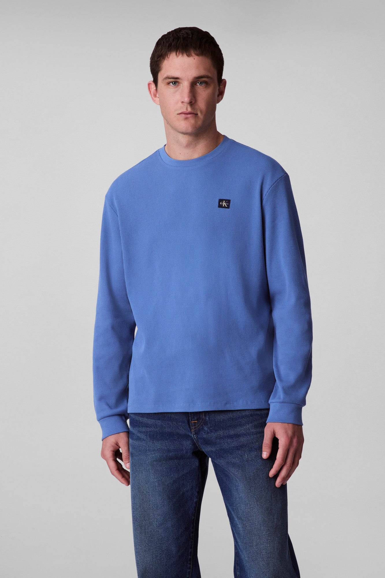 Calvin Klein Jeans Long Sleeve Waffle T-shirt