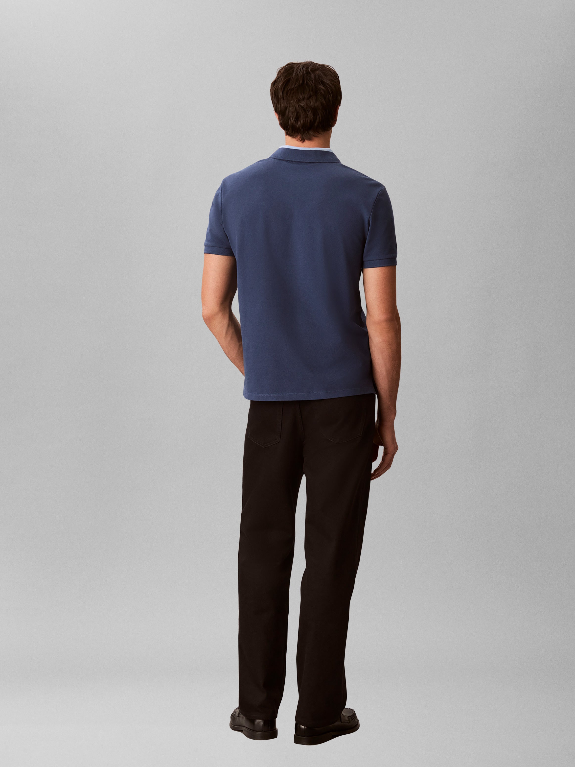 Calvin Klein Contrast Collar Polo Shirt RG234