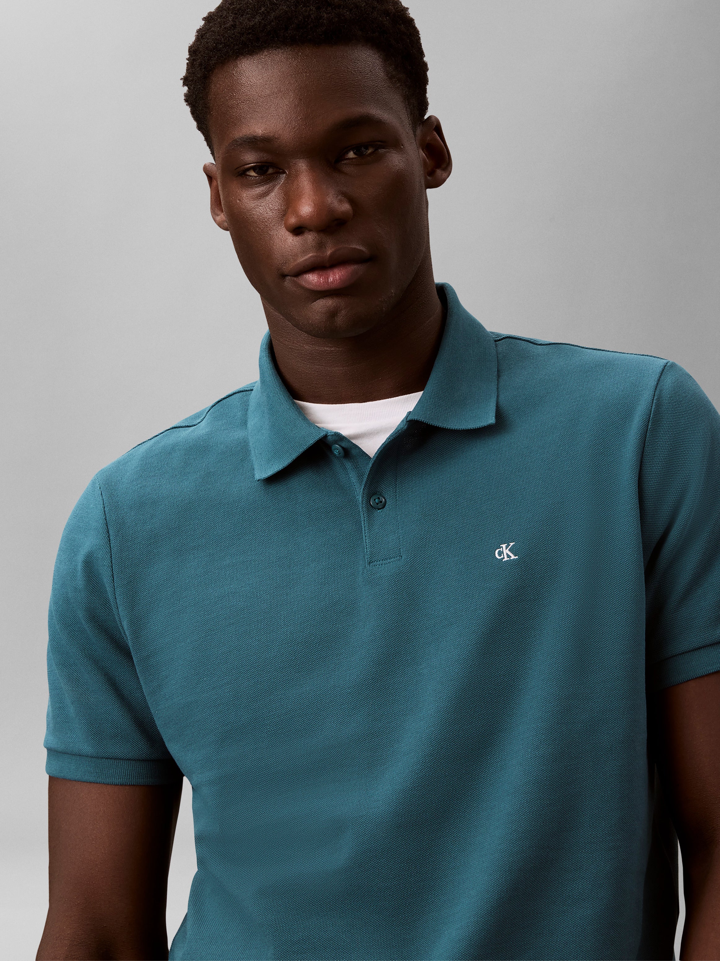 Calvin Klein Cotton Pique Polo Shirt EM269