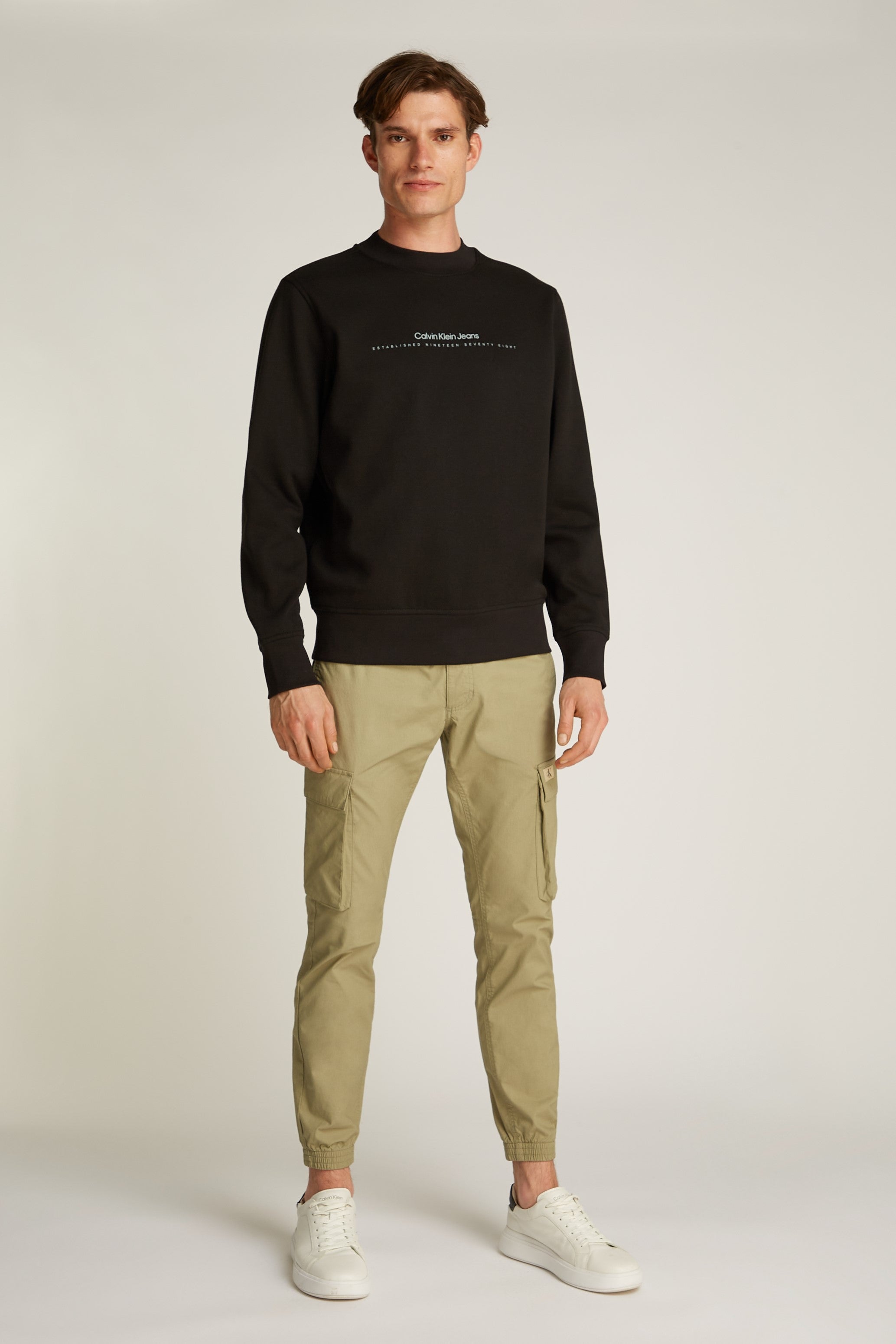 Calvin Klein Minimal Logo Crew Neck Sweatshirt