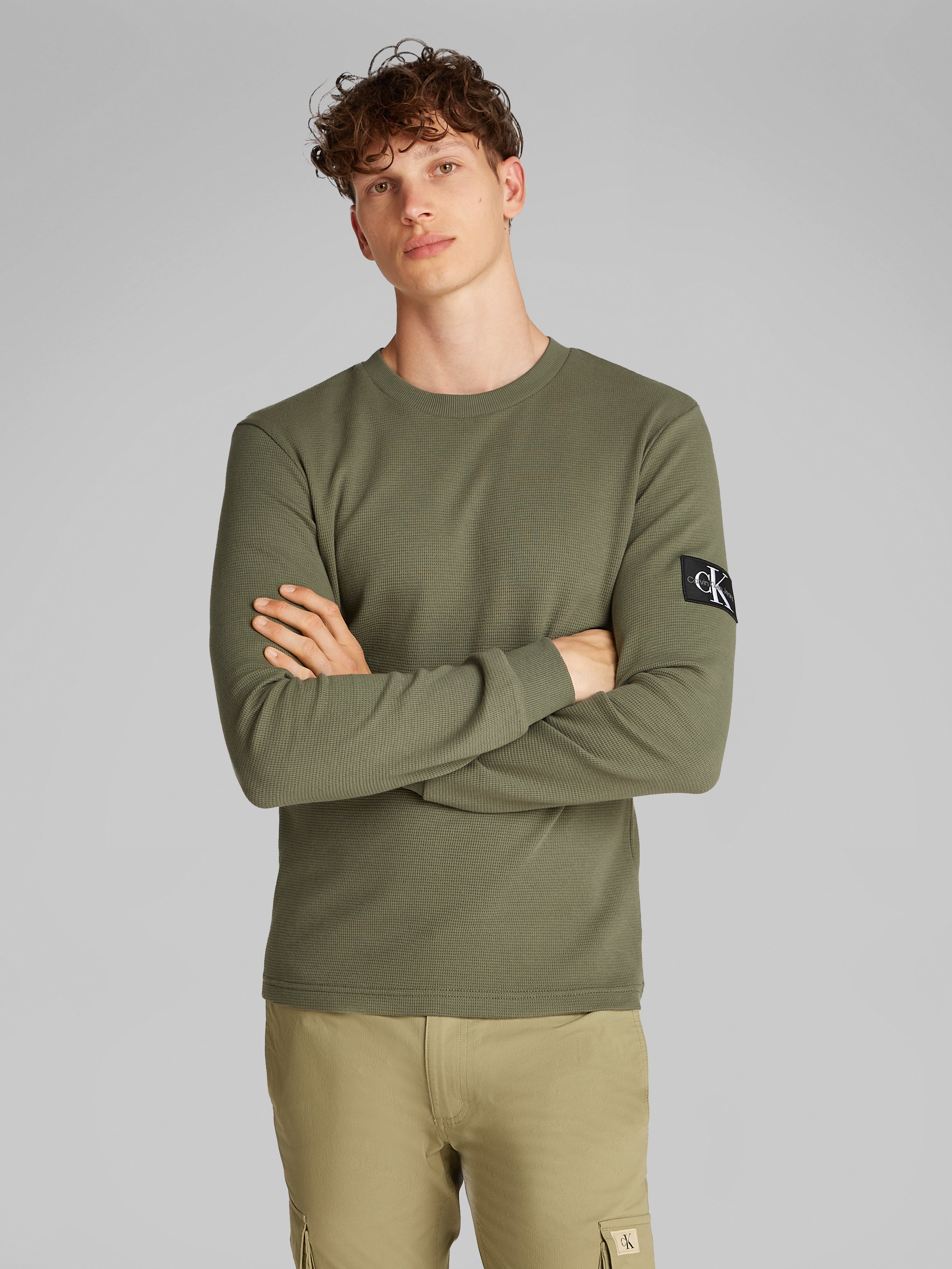 Calvin Klein Waffle LS Tee 23485