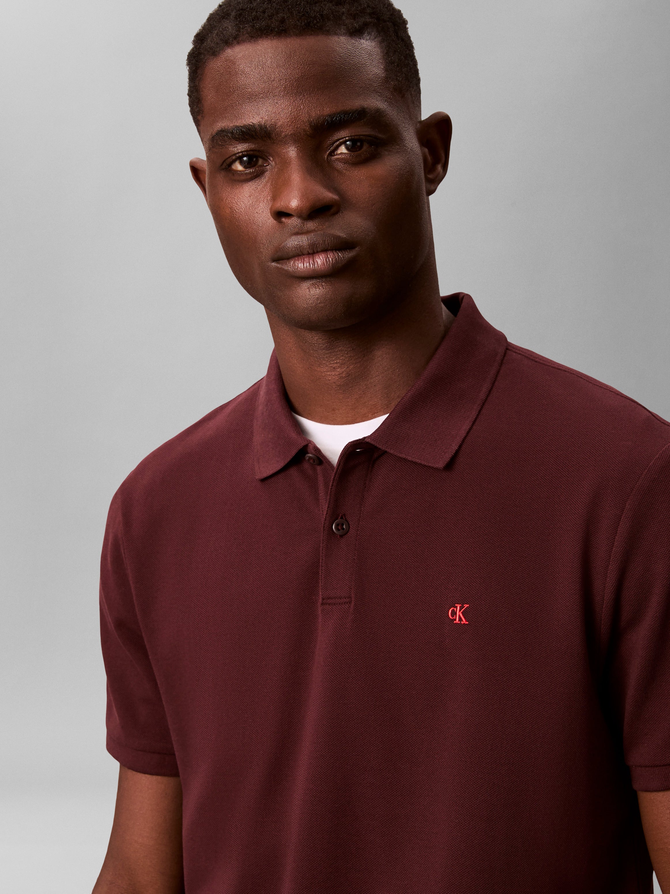 Calvin Klein Cotton Pique Classic Polo Shirt EM269