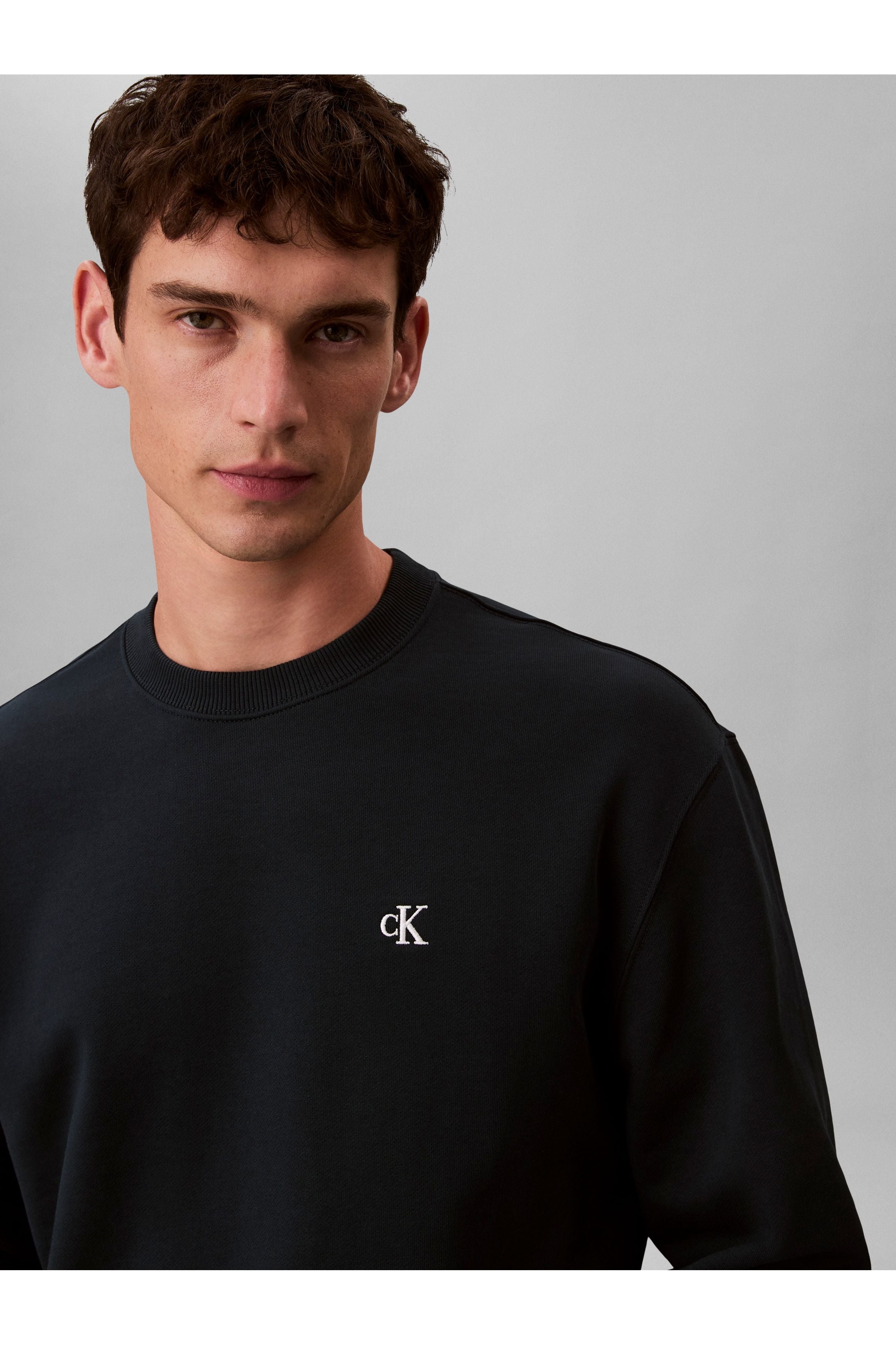 Calvin Klein Micro Monologo Crew Sweater RC296G