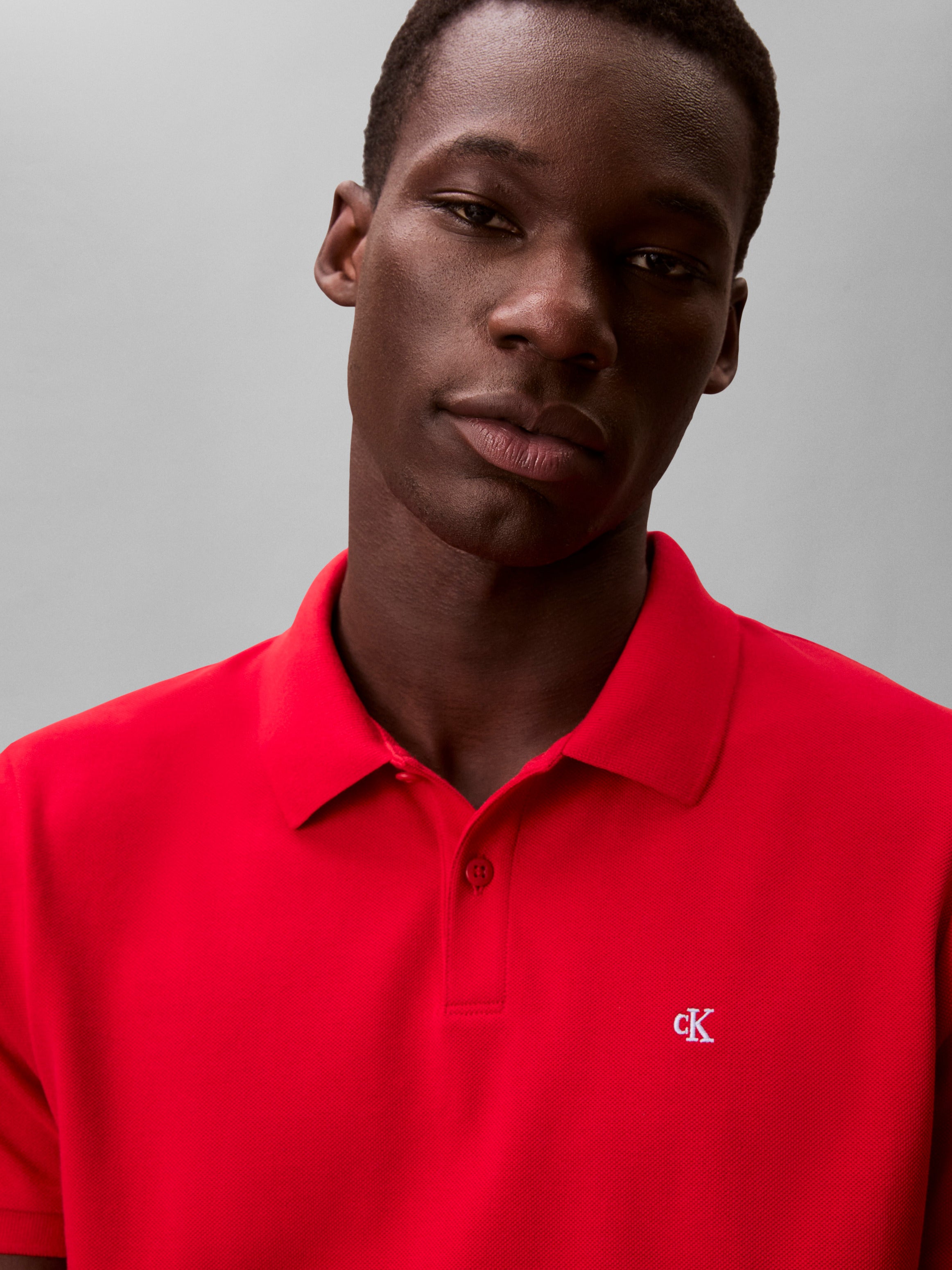 Calvin Klein Cotton Pique Classic Polo Shirt EM269