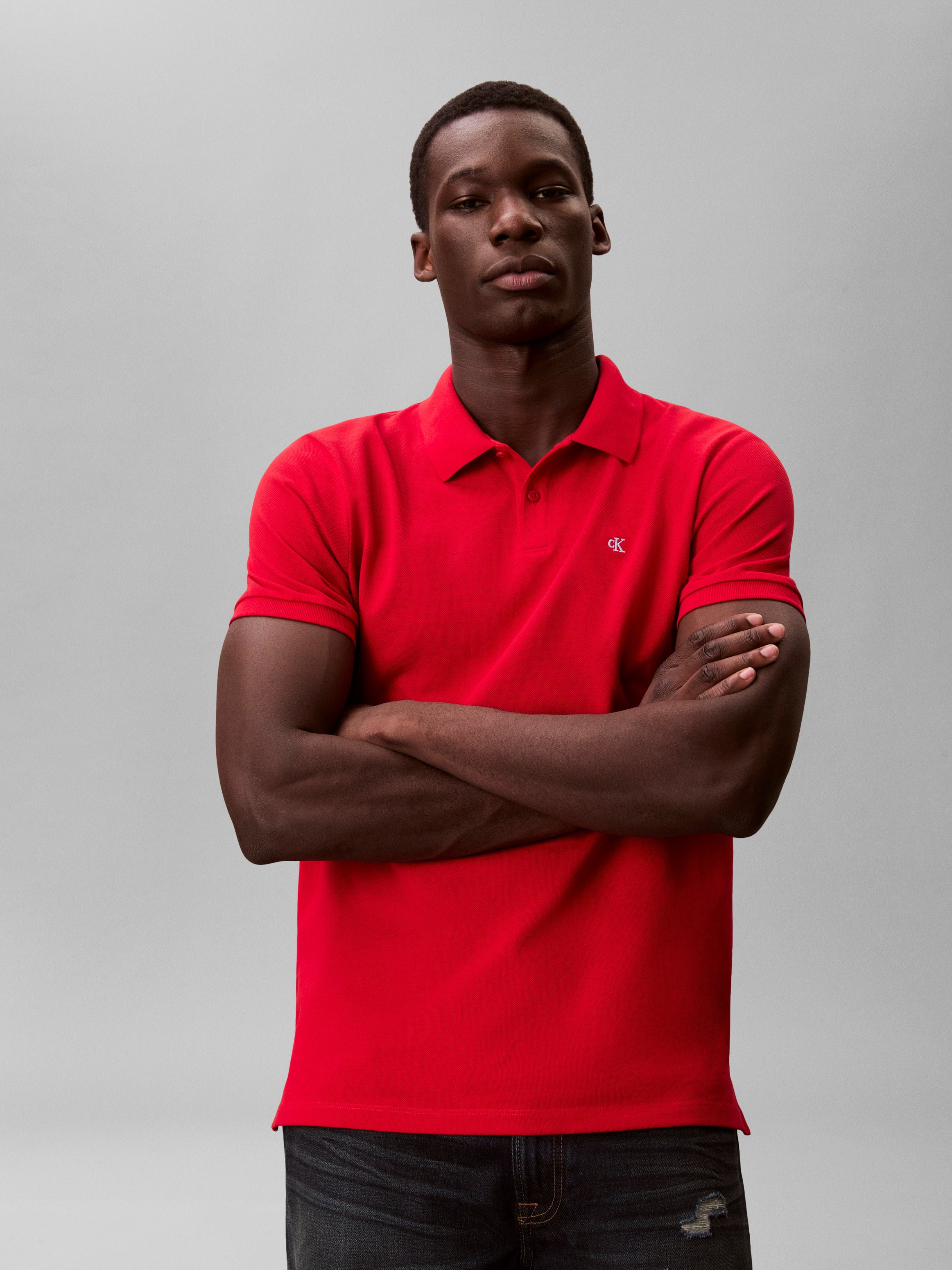 Calvin Klein Cotton Pique Classic Polo Shirt EM269