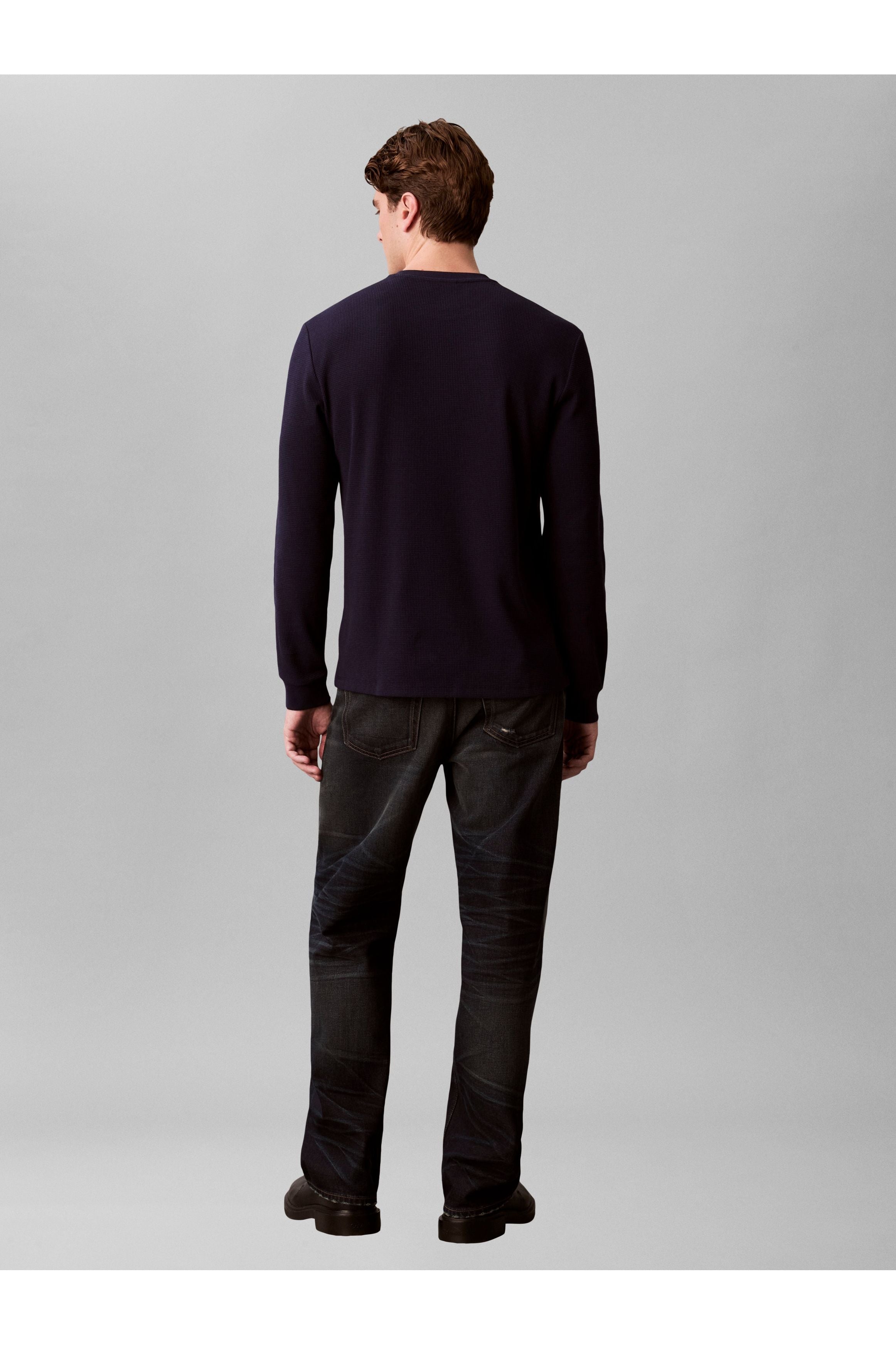 Calvin Klein Long Sleeve Waffle T-shirt EM217