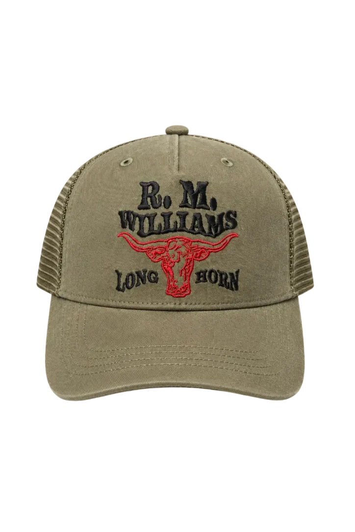 RM Williams Longhorn Trucker Cap