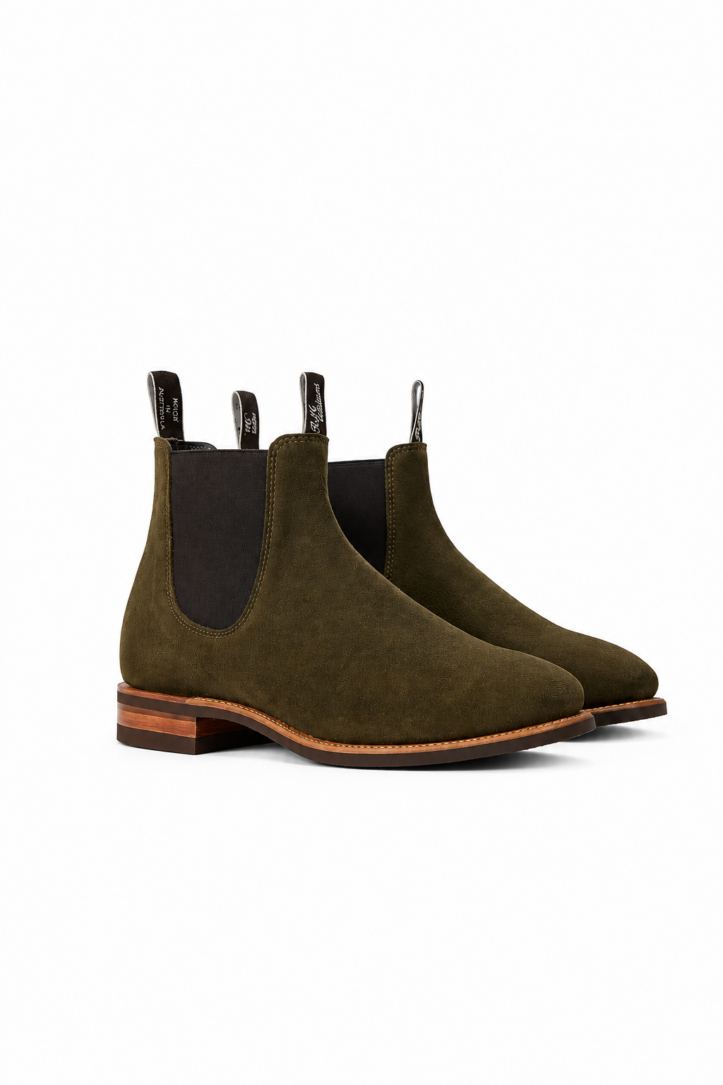 RM Williams Comfort Craftsman Eucalypt Suede Chlesea Boot