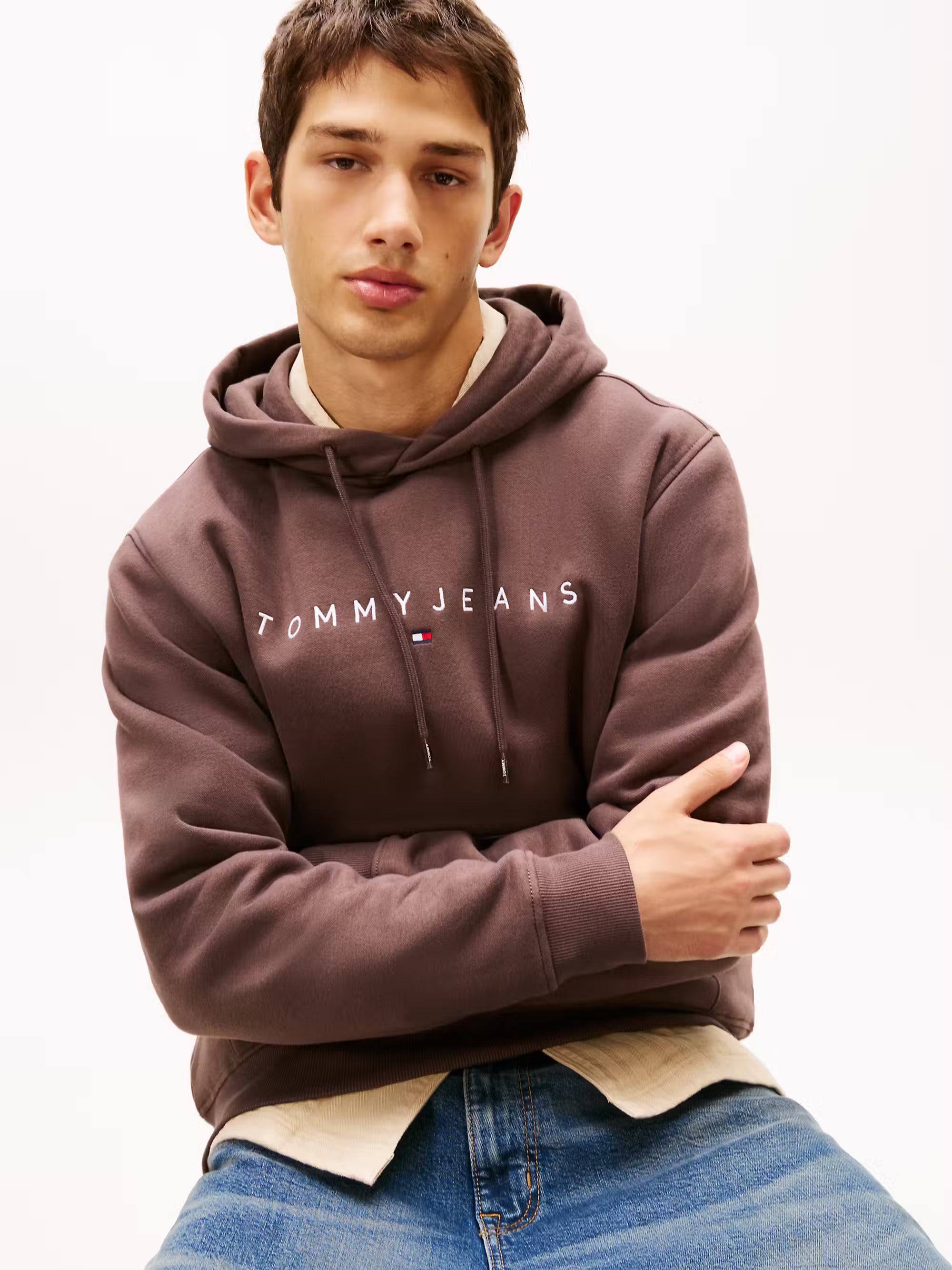 Tommy Jeans Linear Logo Pocket Hoody 20746