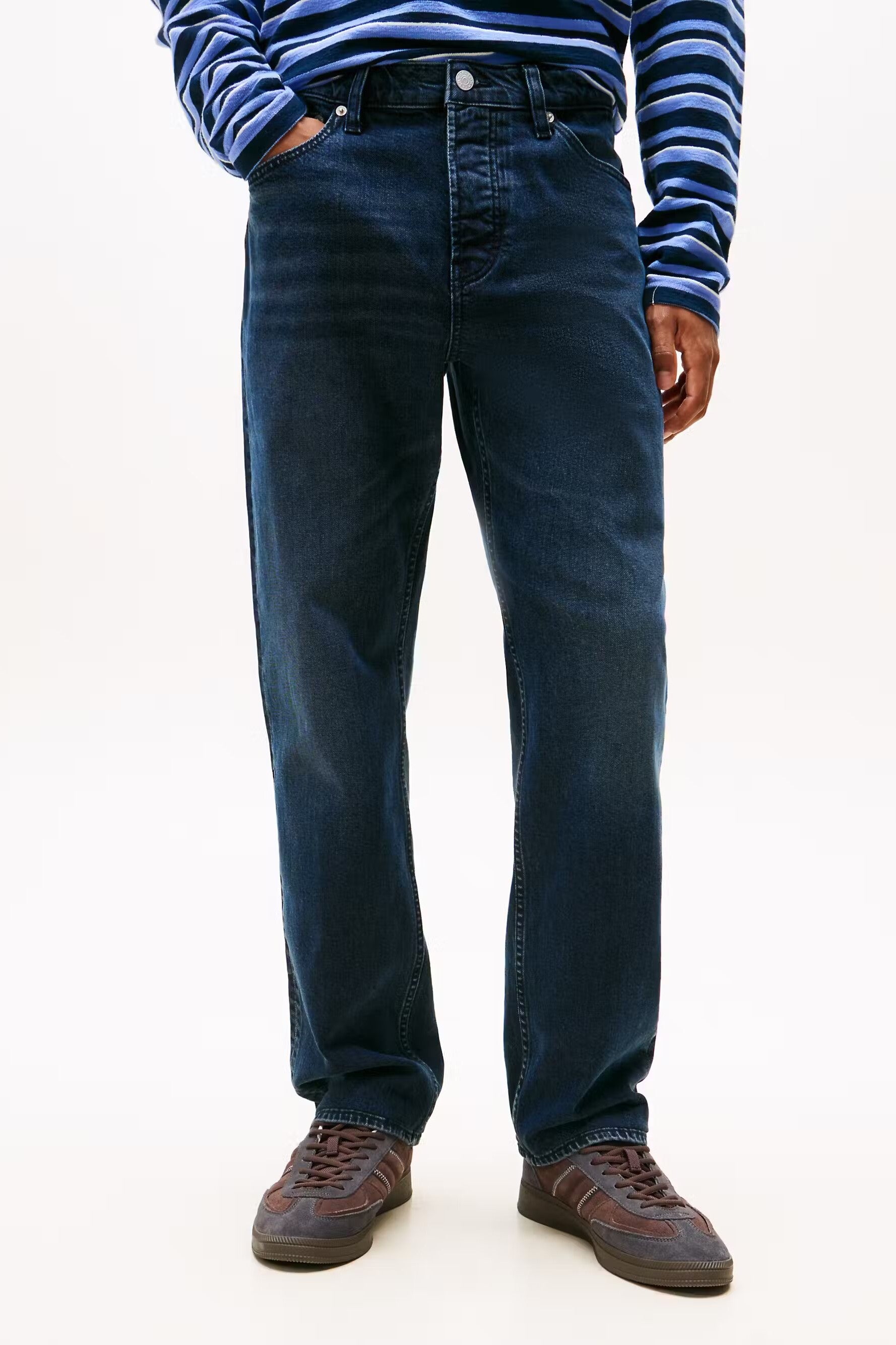 Tommy Hilfiger Ryan Slim Straight Fit Denim Blue Black