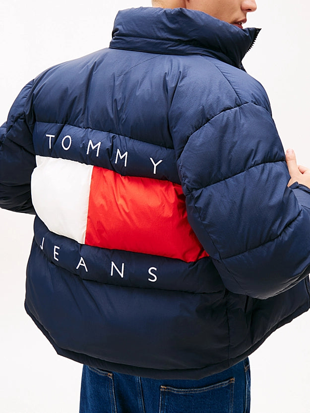 Tommy Jeans Back Logo Hood Puffer Jacket 22730