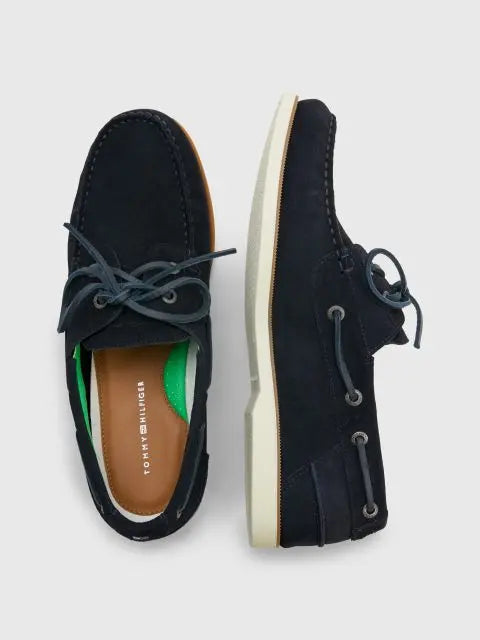 Tommy Hilfiger Suade Boat Shoe (04505) Desert Sky dw5