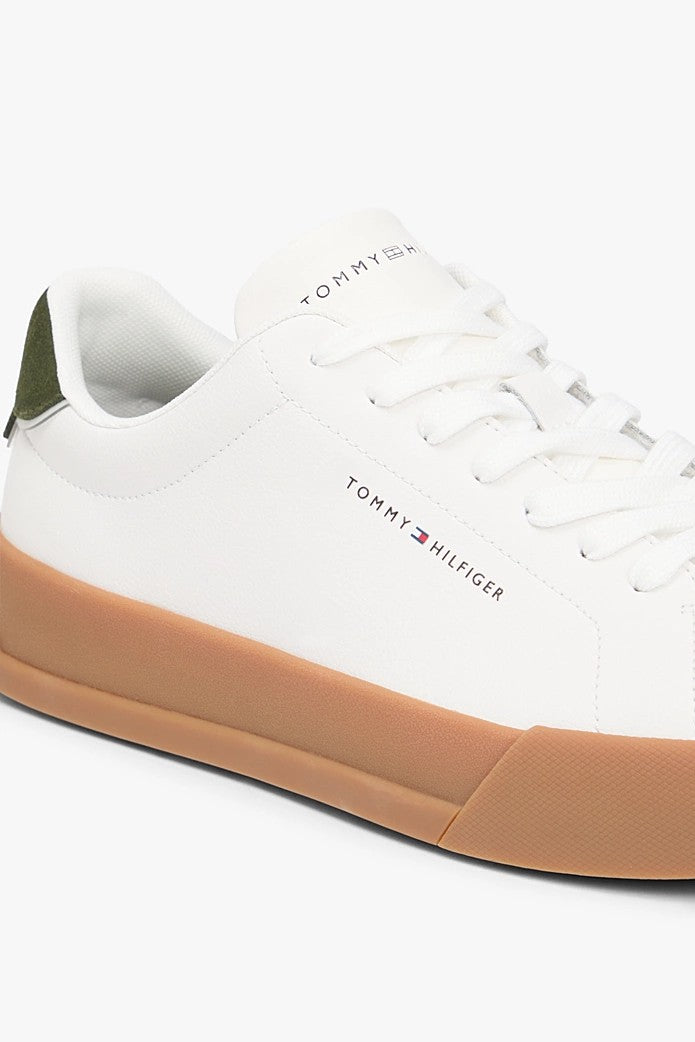 Tommy Hilfiger Contrast Sole Court Trainer 05367