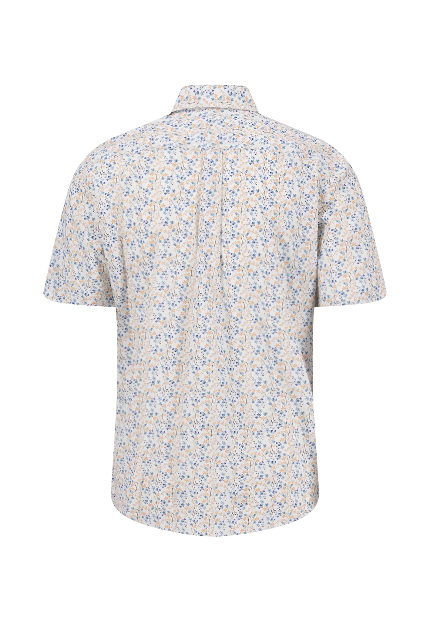 Fynch Hatton Flower Print Short Sleeve Shirt 16046141