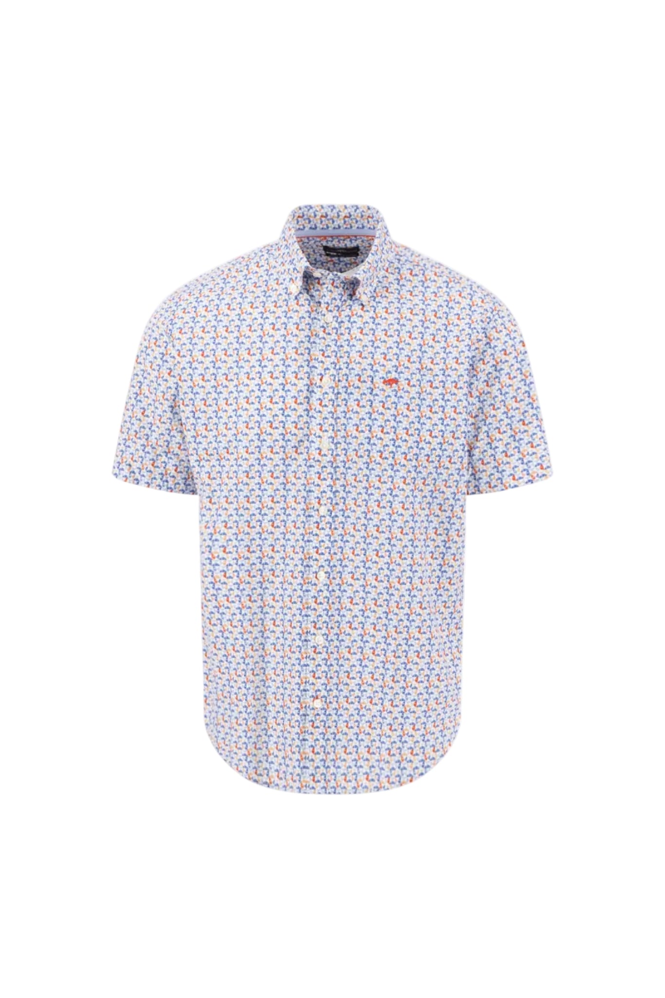 Fynch Hatton Retro Print Short Sleeve Shirt 16045071
