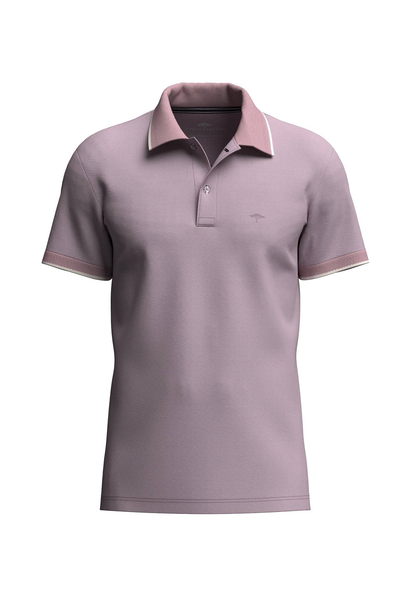 Fynch Hatton 2-Tone Pique Polo Shirt 16031904