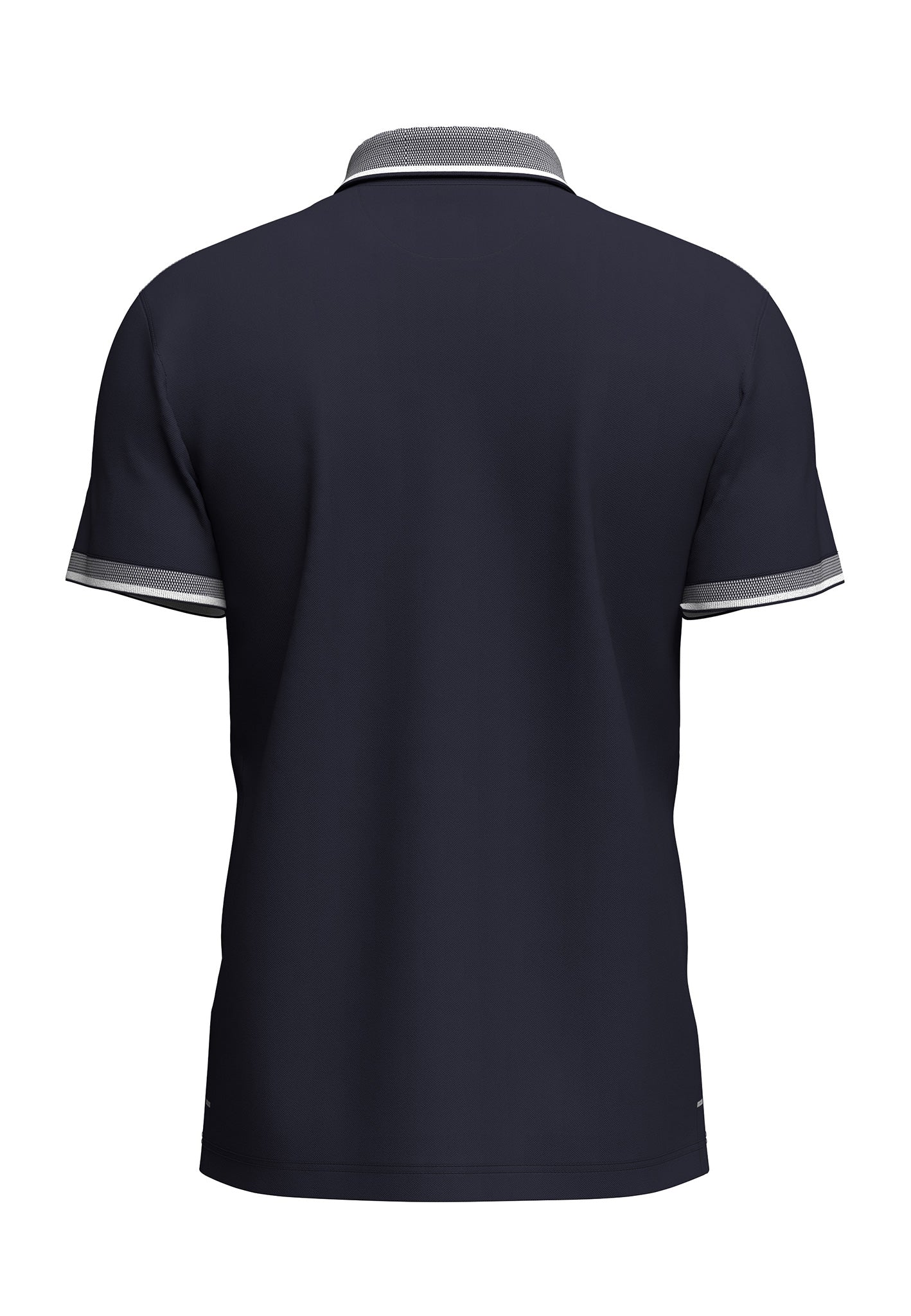 Fynch Hatton Jacquard Collar Polo Shirt 16041909