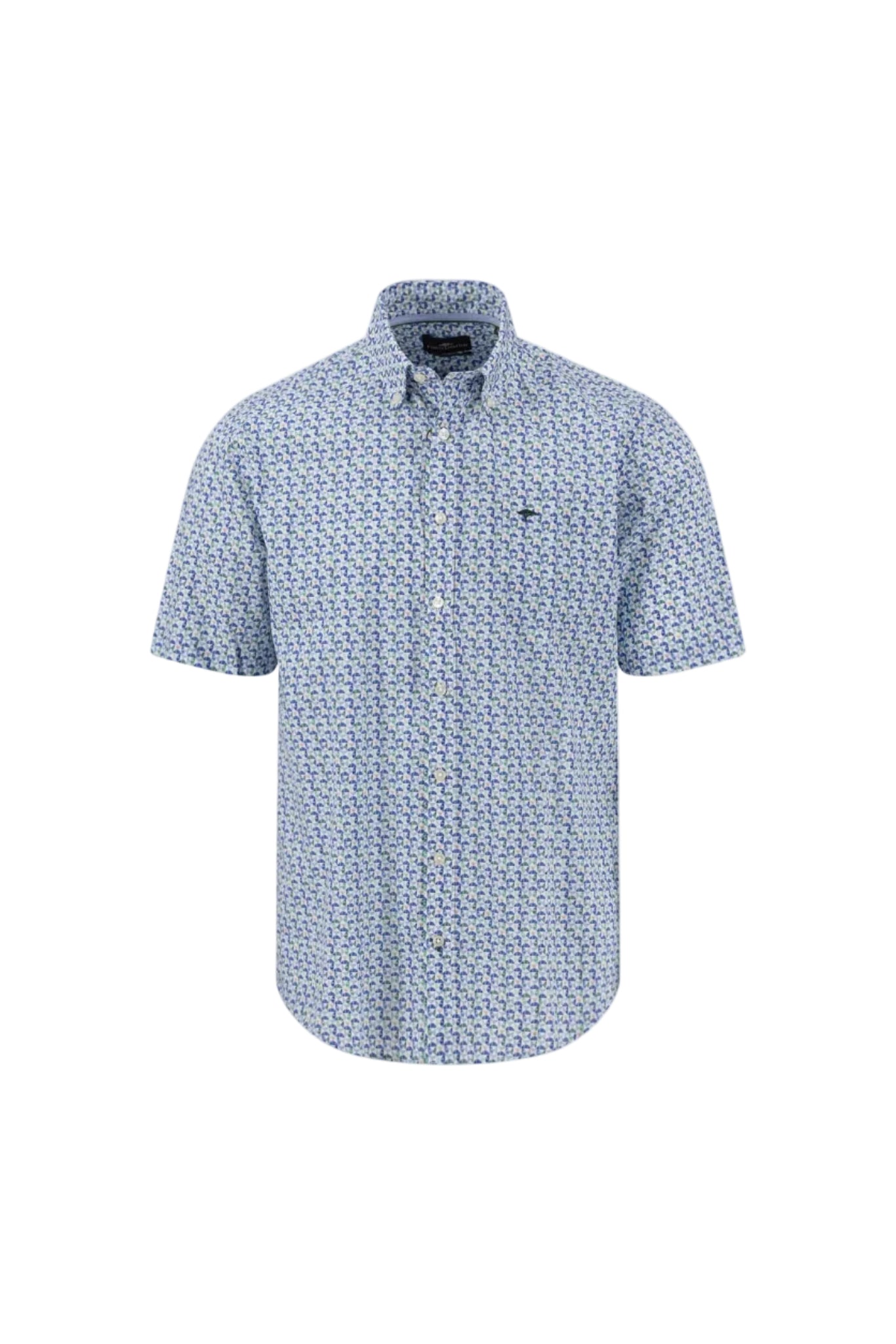 Fynch Hatton Retro Print Short Sleeve Shirt 16045071