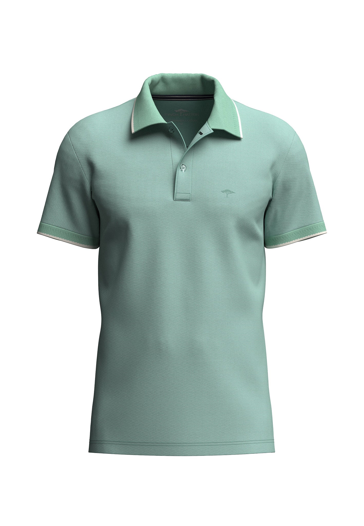 Fynch Hatton 2-Tone Pique Polo Shirt 16031904