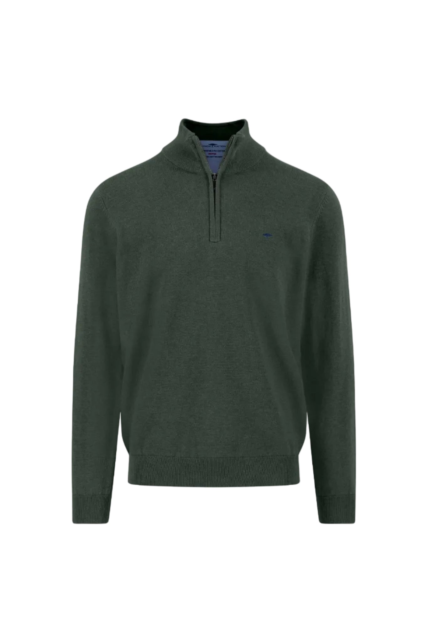 Fynch Hatton Troyer 1/4 Zip Knit Sweater 1514215