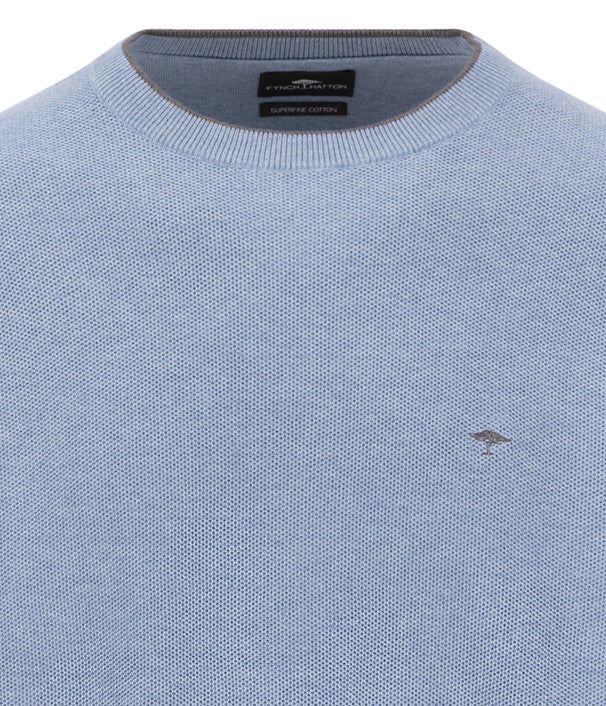 Fynch Hatton Crew Neck Structure Knit 1614220