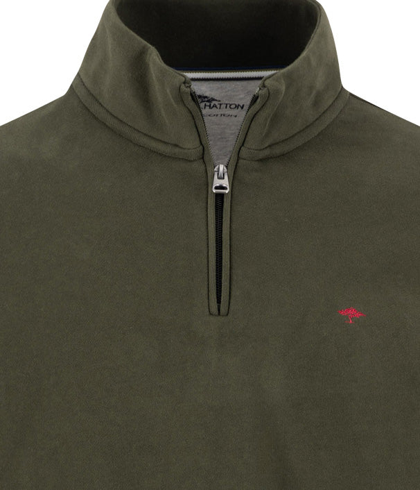 Fynch Hatton Troyer Quarter Zip Sweatshirt 16141351