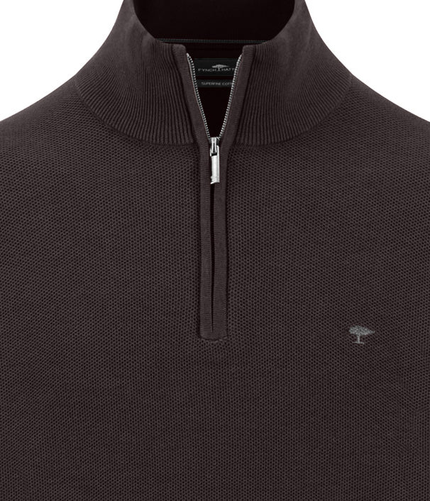 Fynch Hatton 1/4 Zip Structure Knit 1614222