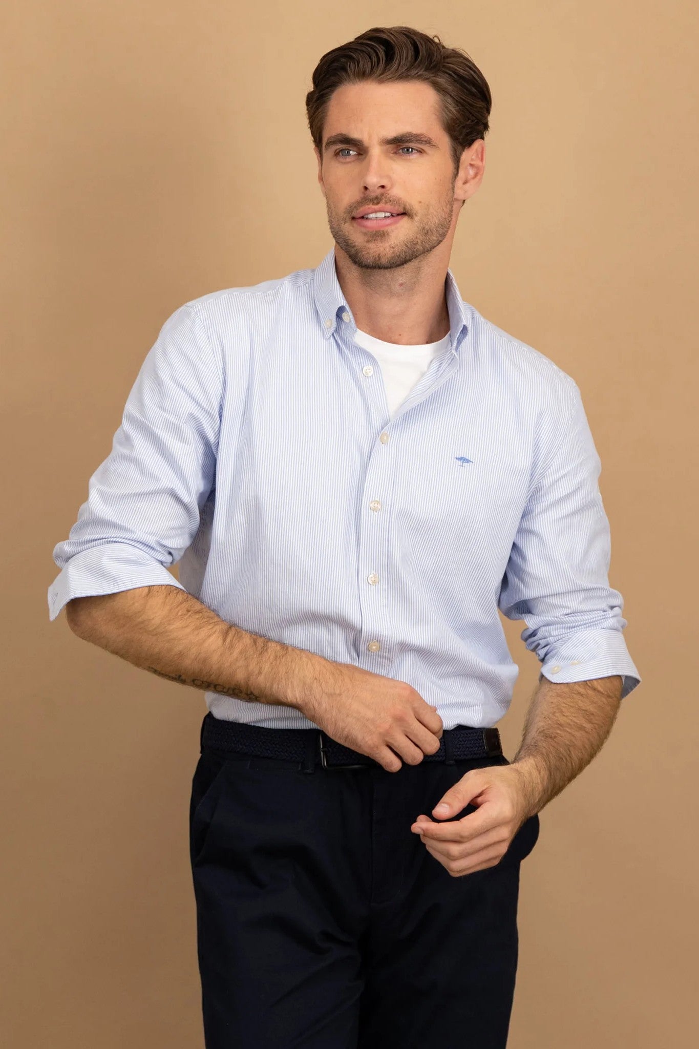 Fynch Hatton Button Down Stripe Shirt 15088320